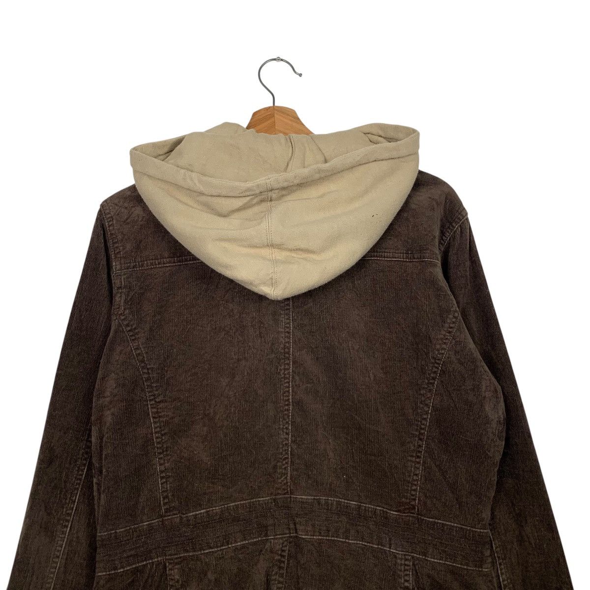 Other NORI Double Layer Hoodie Corduroy Jacket #2411-C108 Size XL / US 12-14 / IT 48-50 - 8 Thumbnail
