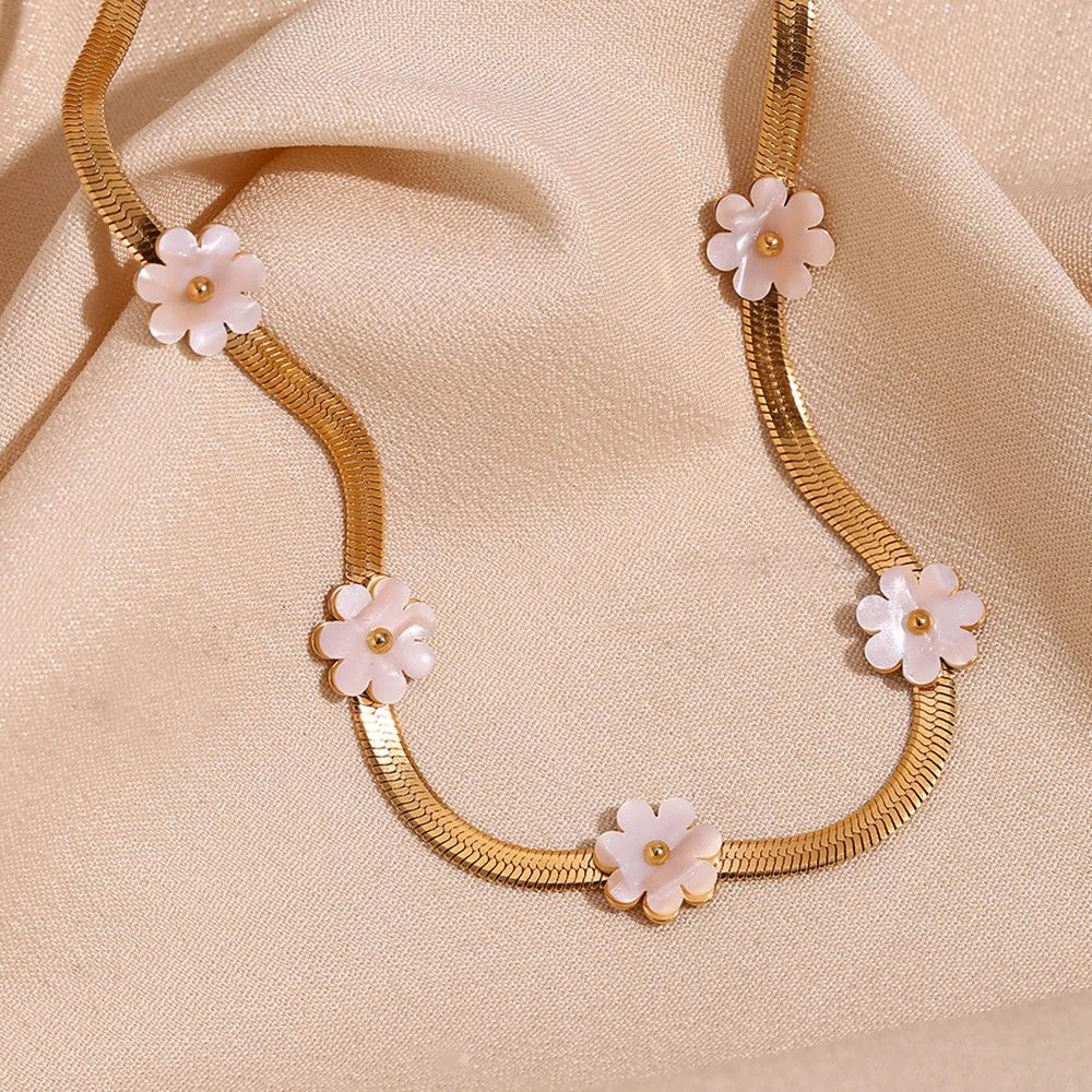 Jewelry × Vintage Chain Flower Necklace Size ONE SIZE - 2 Thumbnail