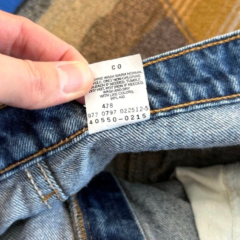Levi's VINTAGE Levi's Orange Tab Relaxed Fit Denim Blue Jeans 38x30 Men 90s Straight Waist 38 Inseam 30 Regular Size Regular Size US 38 / EU 54 - 5 Thumbnail