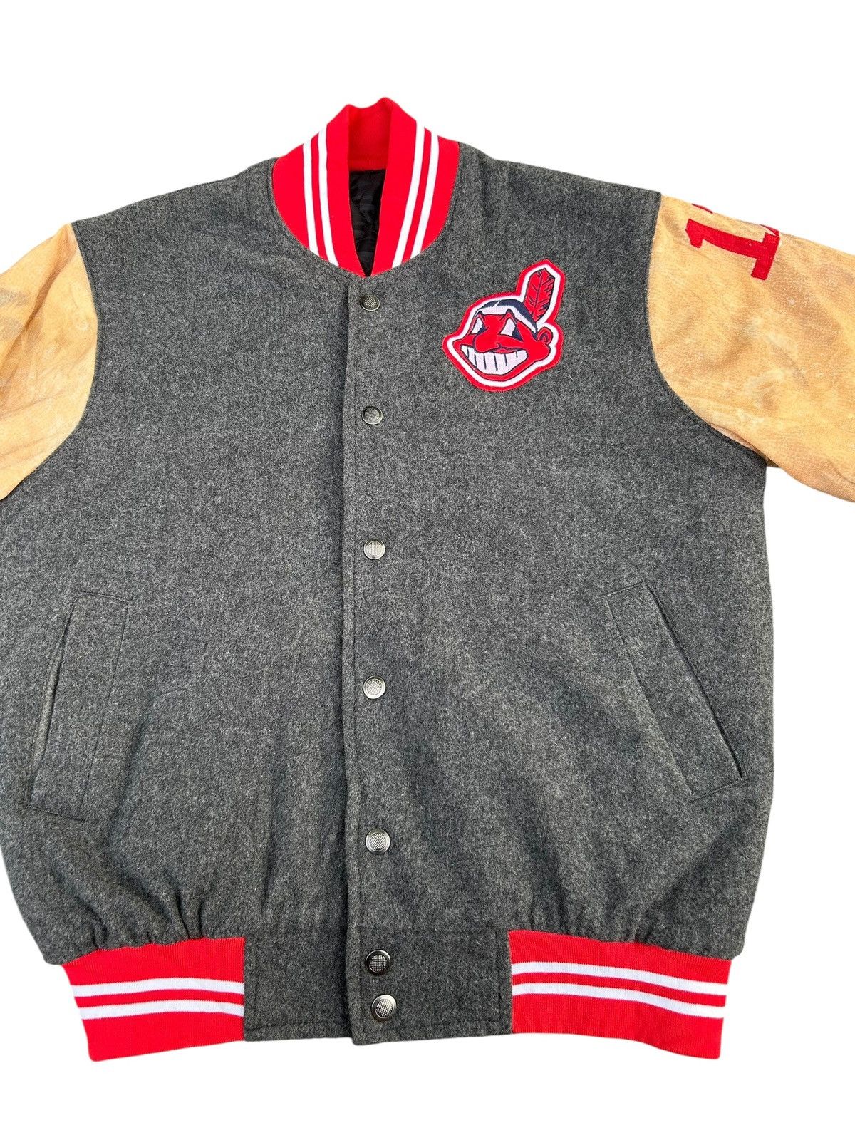 Kapital Vintage Cleveland Indian Varsity Jacket MLB Size US M / EU 48-50 / 2 - 9 Thumbnail