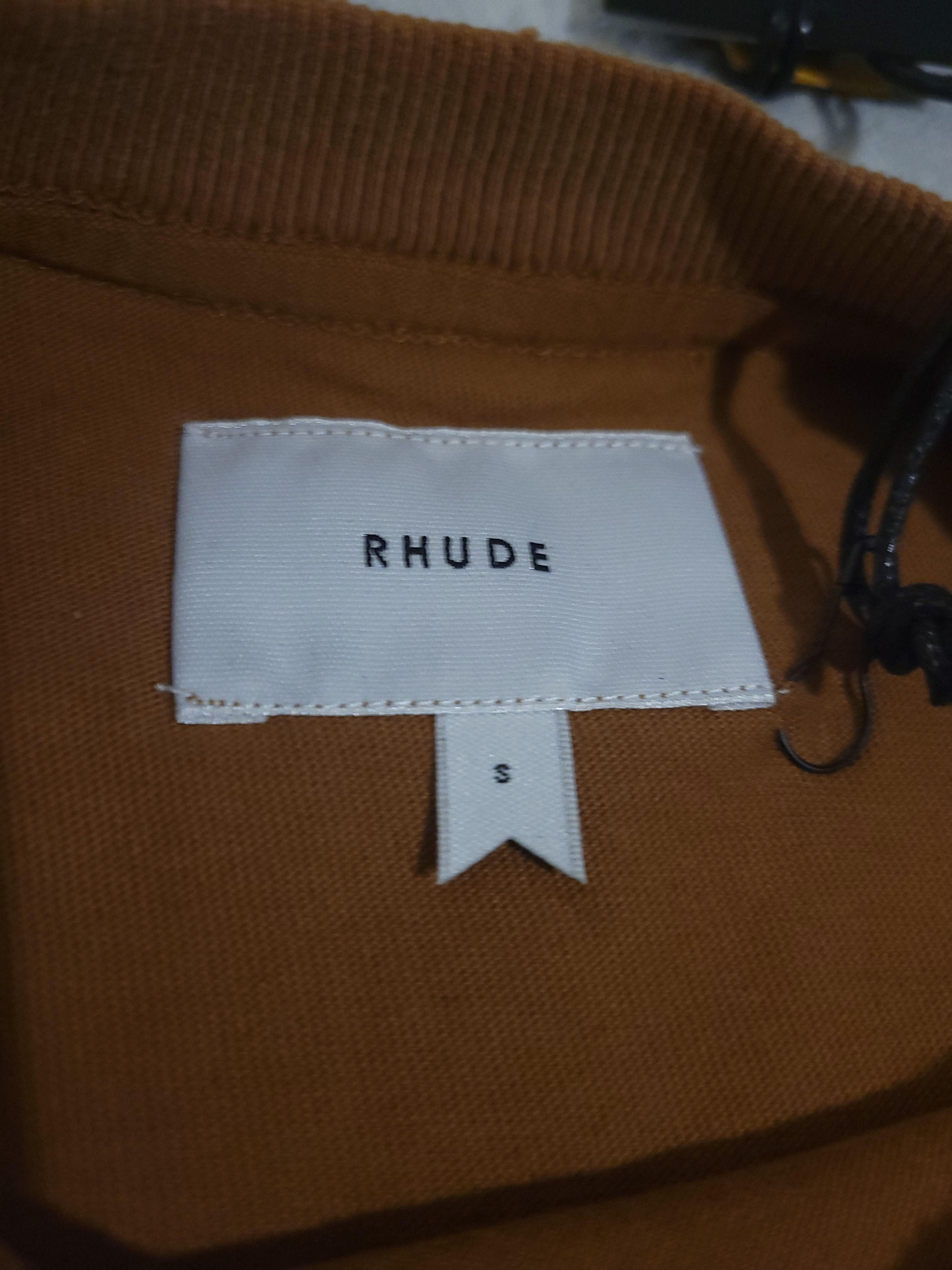 Rhude Rhude Reverse Tee - Camel -Oversized Small -Fits a Med -BNWT Size US S / EU 44-46 / 1 - 7 Thumbnail