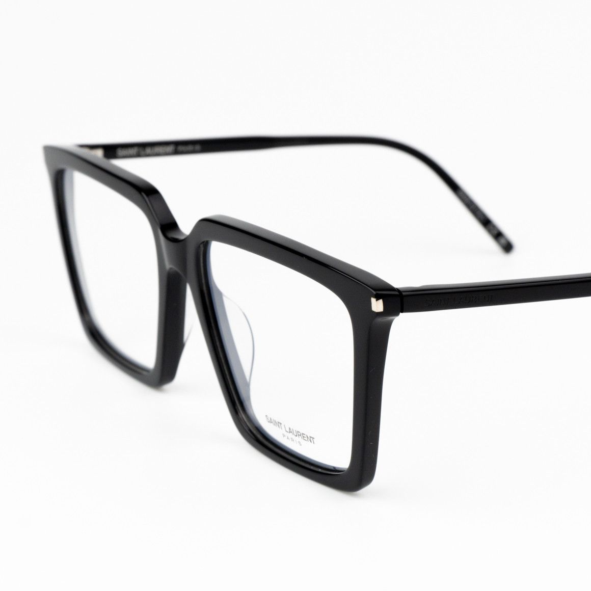 Saint Laurent Paris NEW Saint Laurent SL474OPT 001 Square Unisex Eyeglasses Size ONE SIZE - 5 Thumbnail
