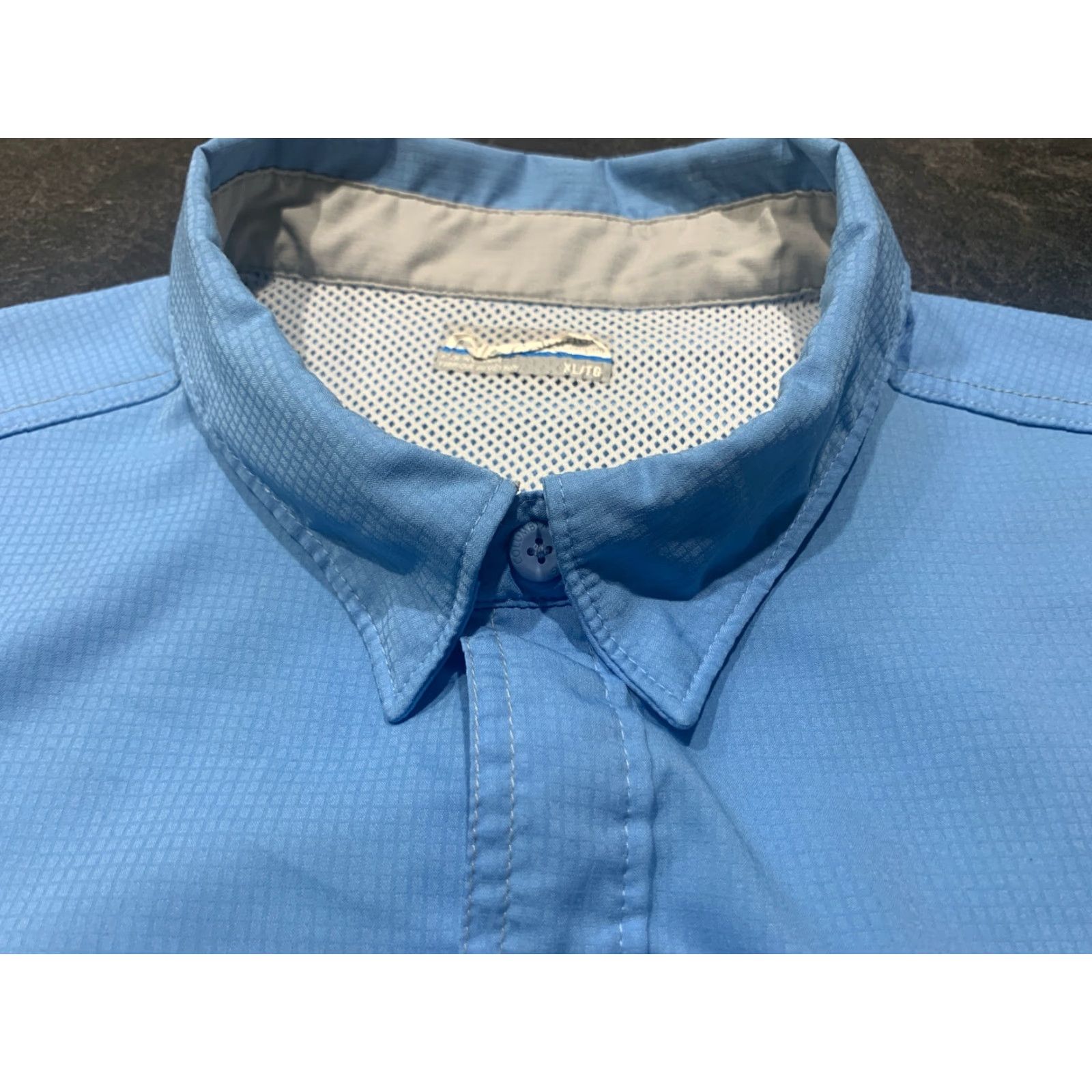 Vintage COLUMBIA PFG VINTAGE BLUE SHORT SLEEVE VENTED FISHING SHIRT XL Mens Size US XL / EU 56 / 4 - 5 Thumbnail