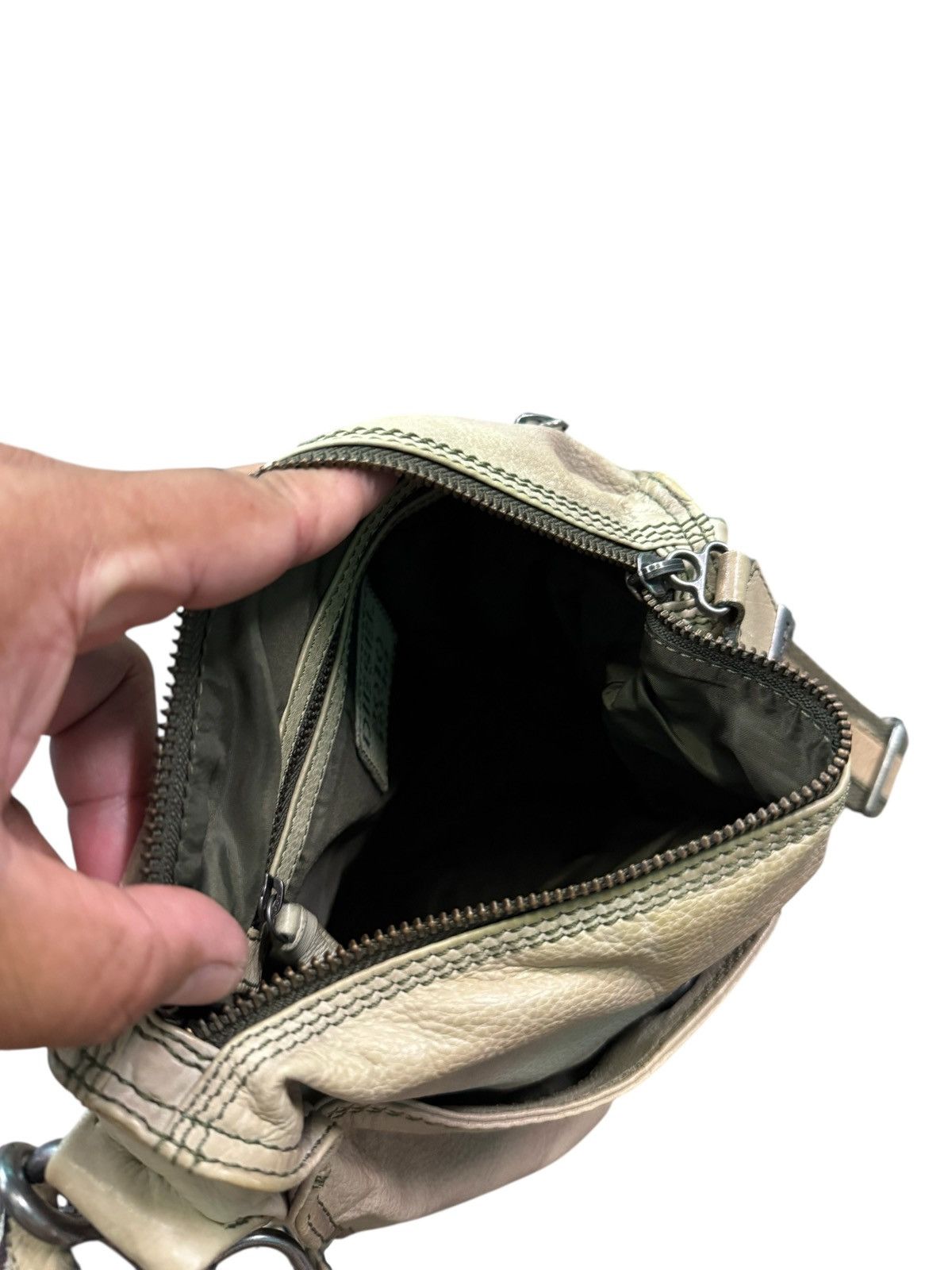 Diesel RARE DIESEL LEATHER PATINA PACKABLE CROSSBODY BAG Size ONE SIZE - 13 Thumbnail
