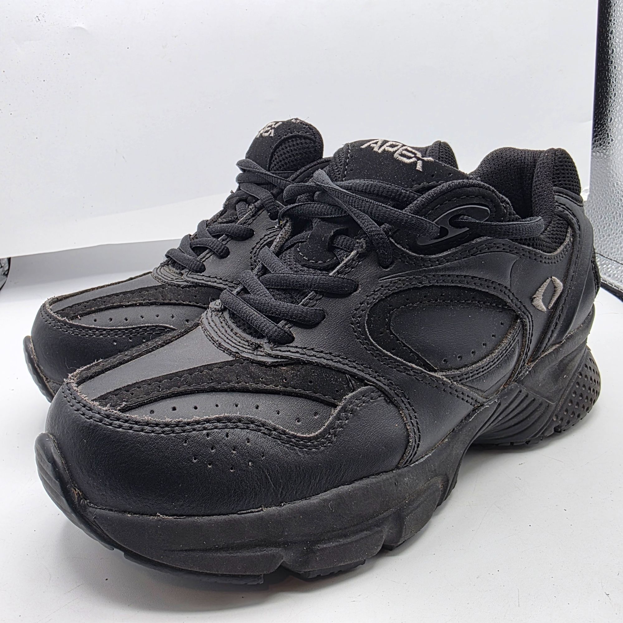 Apex APEX Lenex Womens Size 7.5 Extra Wide Triple Black Walking S Size US 7.5 / IT 37.5 - 4 Thumbnail