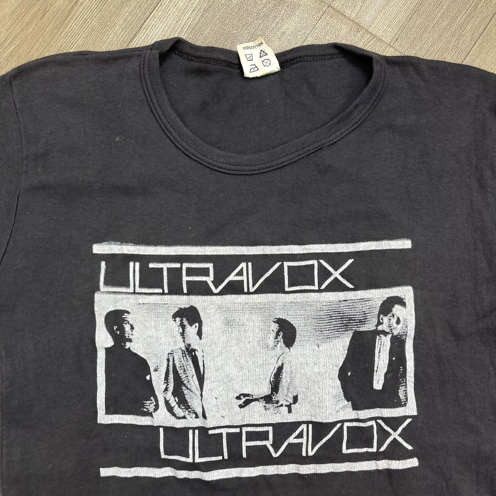 Band Tees × Vintage Vtg 80s ultravox Vienna Tshirt Size US S / EU 44-46 / 1 - 2 Thumbnail