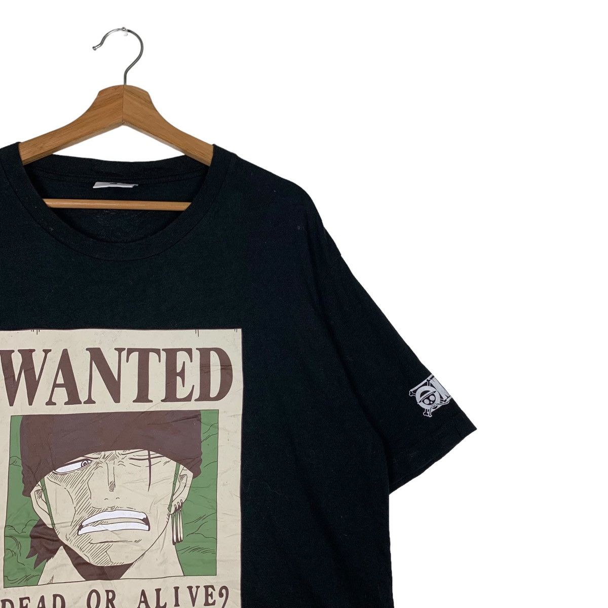 One Piece ONE PIECE WANTED RORONOA ZORO GRAPHIC TEE #0278-C12 Size US XL / EU 56 / 4 - 6 Thumbnail