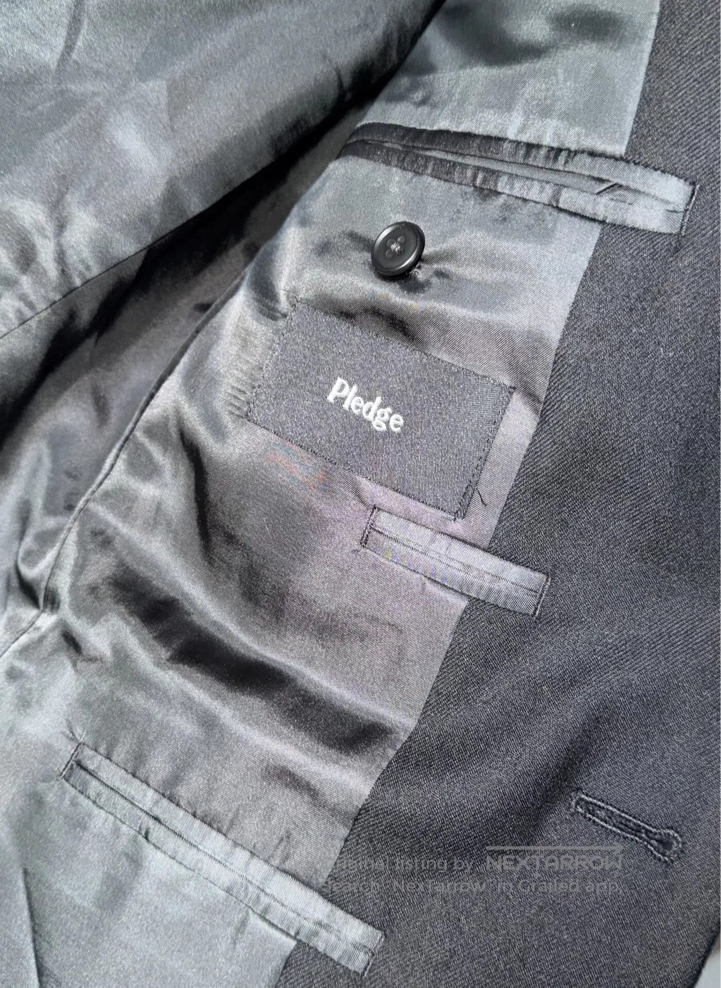 Pledge Black Gun Collar Suit by Pledge. Size M / US 6-8 / IT 42-44 - 8 Thumbnail