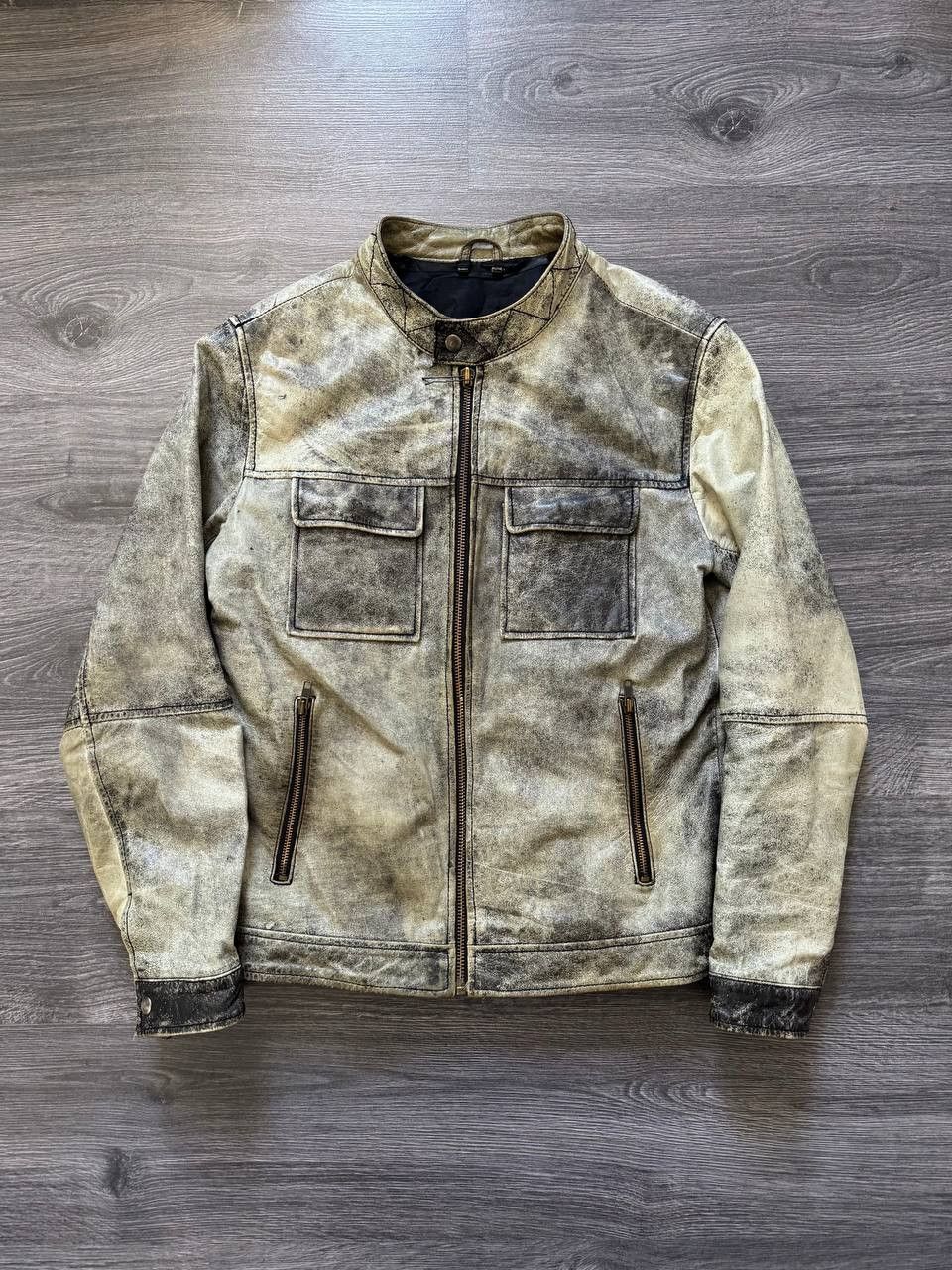 Vintage True Vintage Distressed Leather Jacket Size US S / EU 44-46 / 1 - 3 Thumbnail