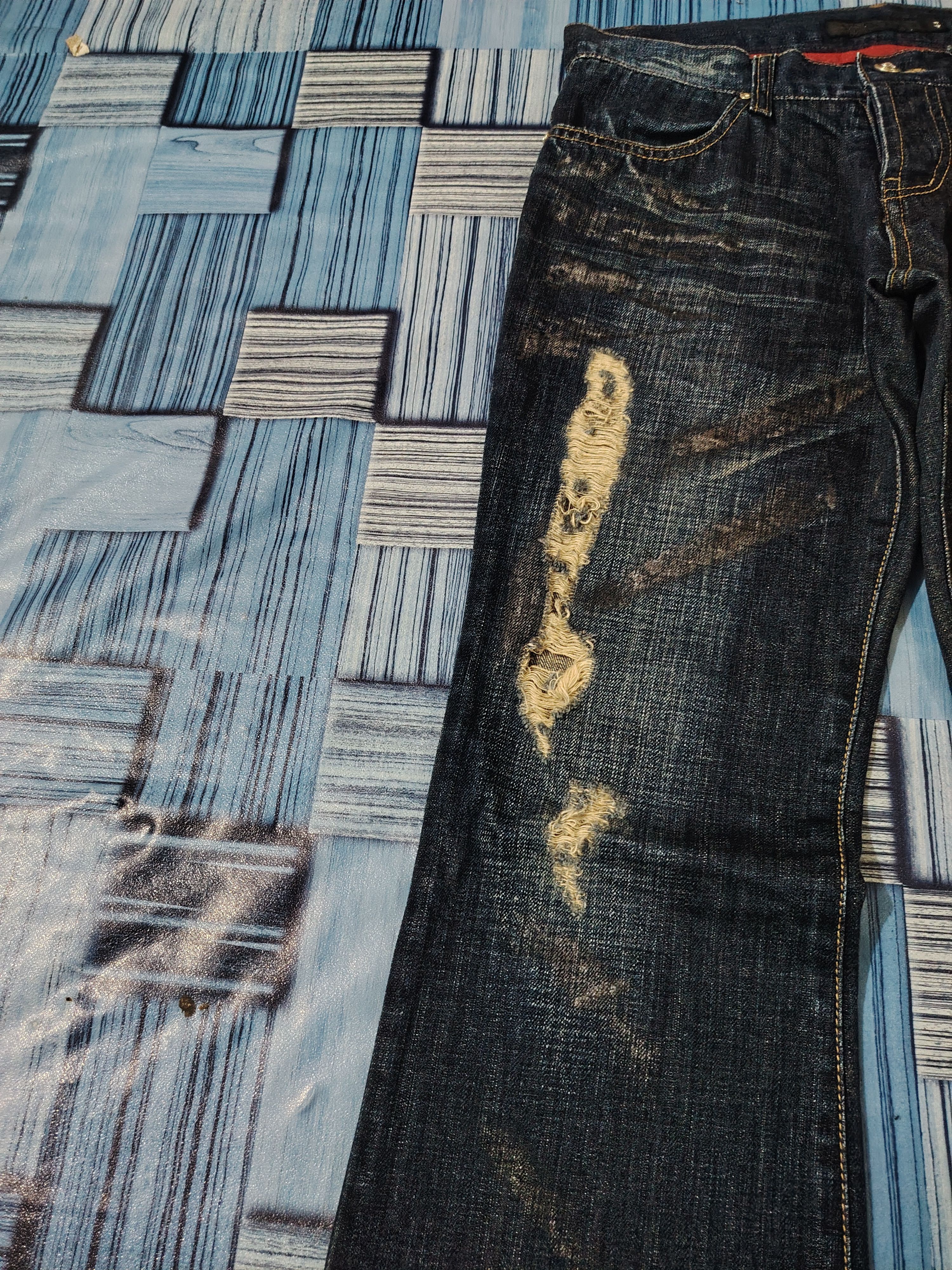 GOSTAR DE FUGA Denim Rusty Bootcut Fuga Japan Flared Jeans I6W9 Style Size US 29 - 6 Thumbnail
