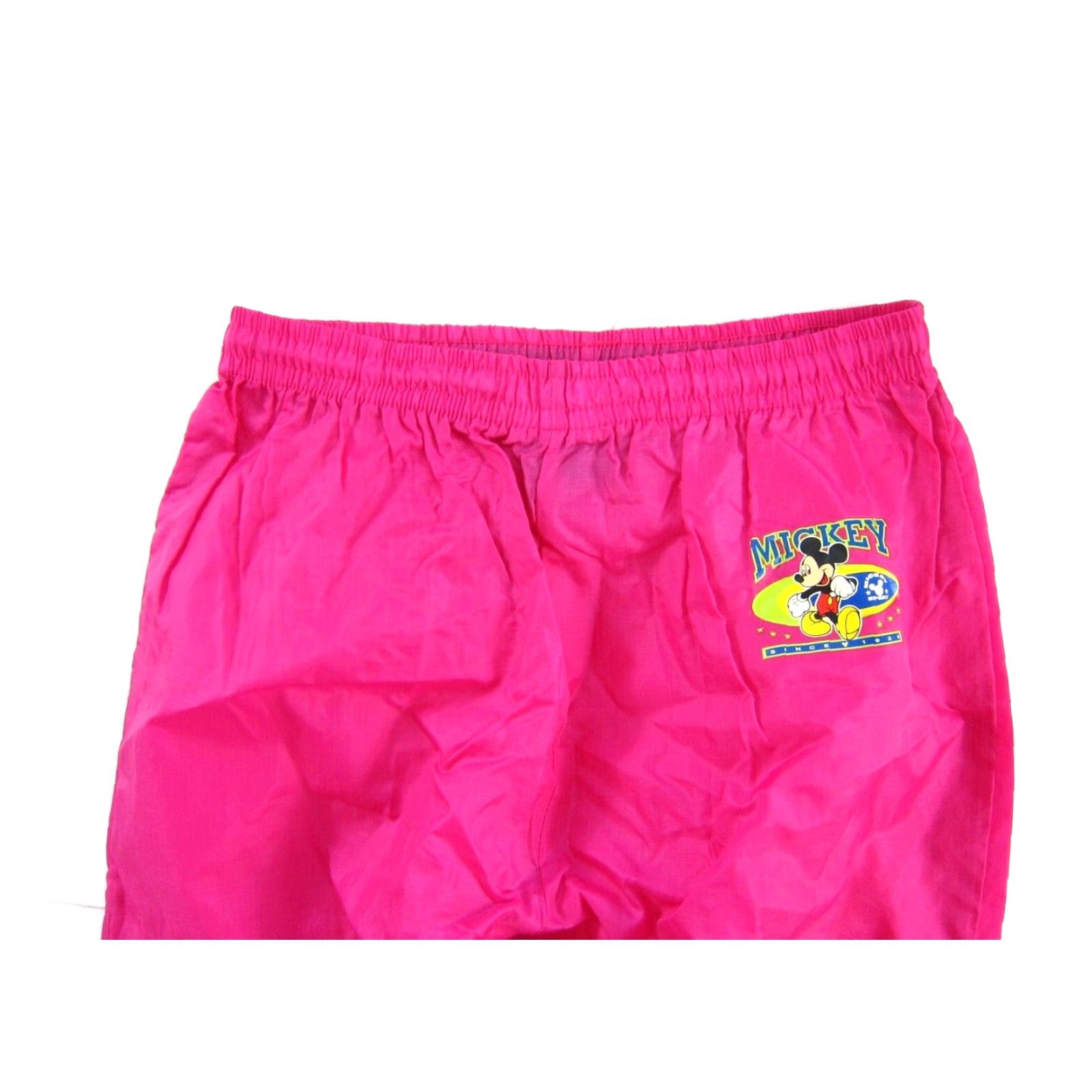 Mickey Unlimited VINTAGE Mickey Unlimited Windbreaker Pant Women L Nylon Pink 90s Jogger Wool? Size 36" / US 14 / IT 50 - 6 Thumbnail