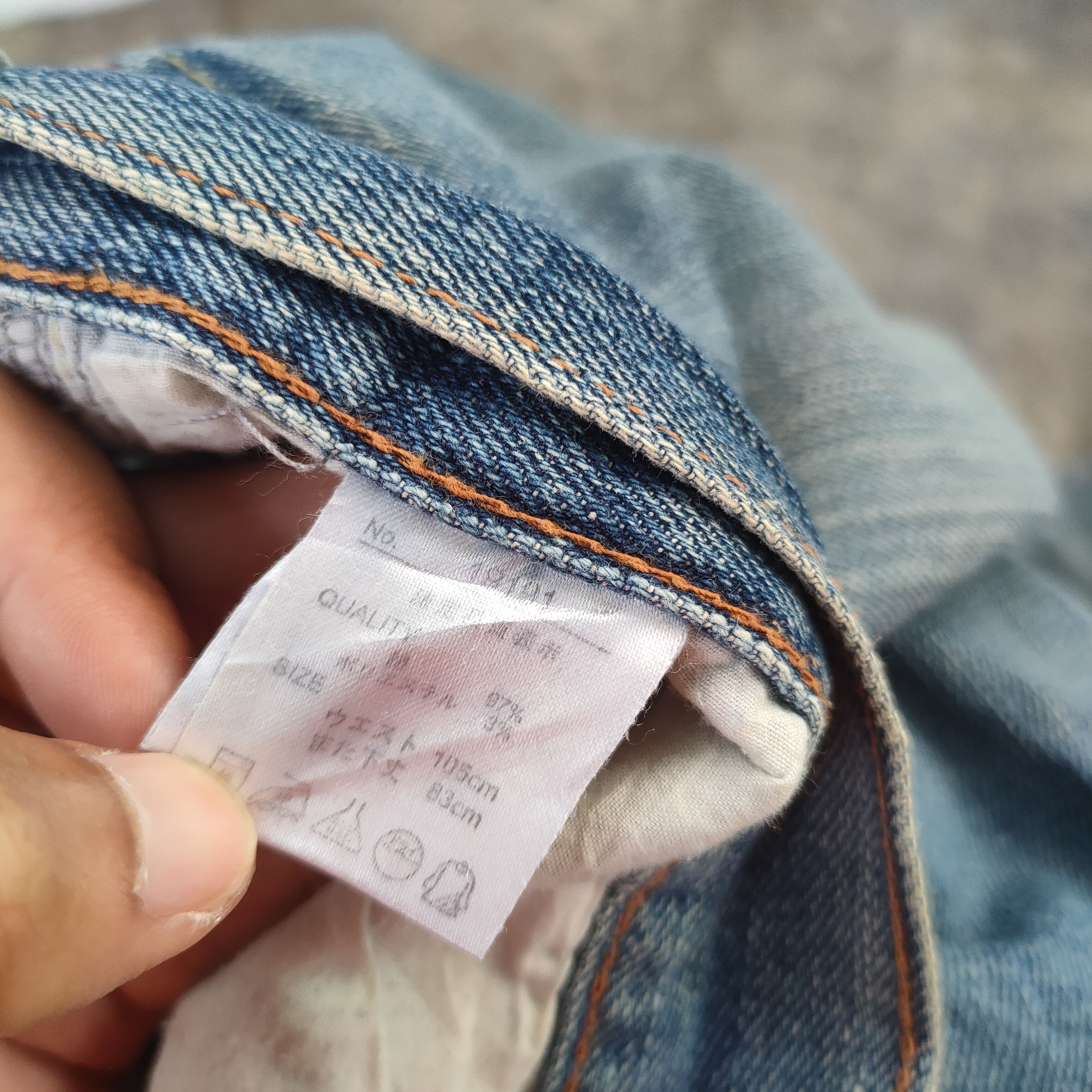 Japanese Brand W40 VINTAGE 19191 JAPANESE FADED DISTRESSED JEAN PANTS Size US 40 / EU 56 - 12 Thumbnail