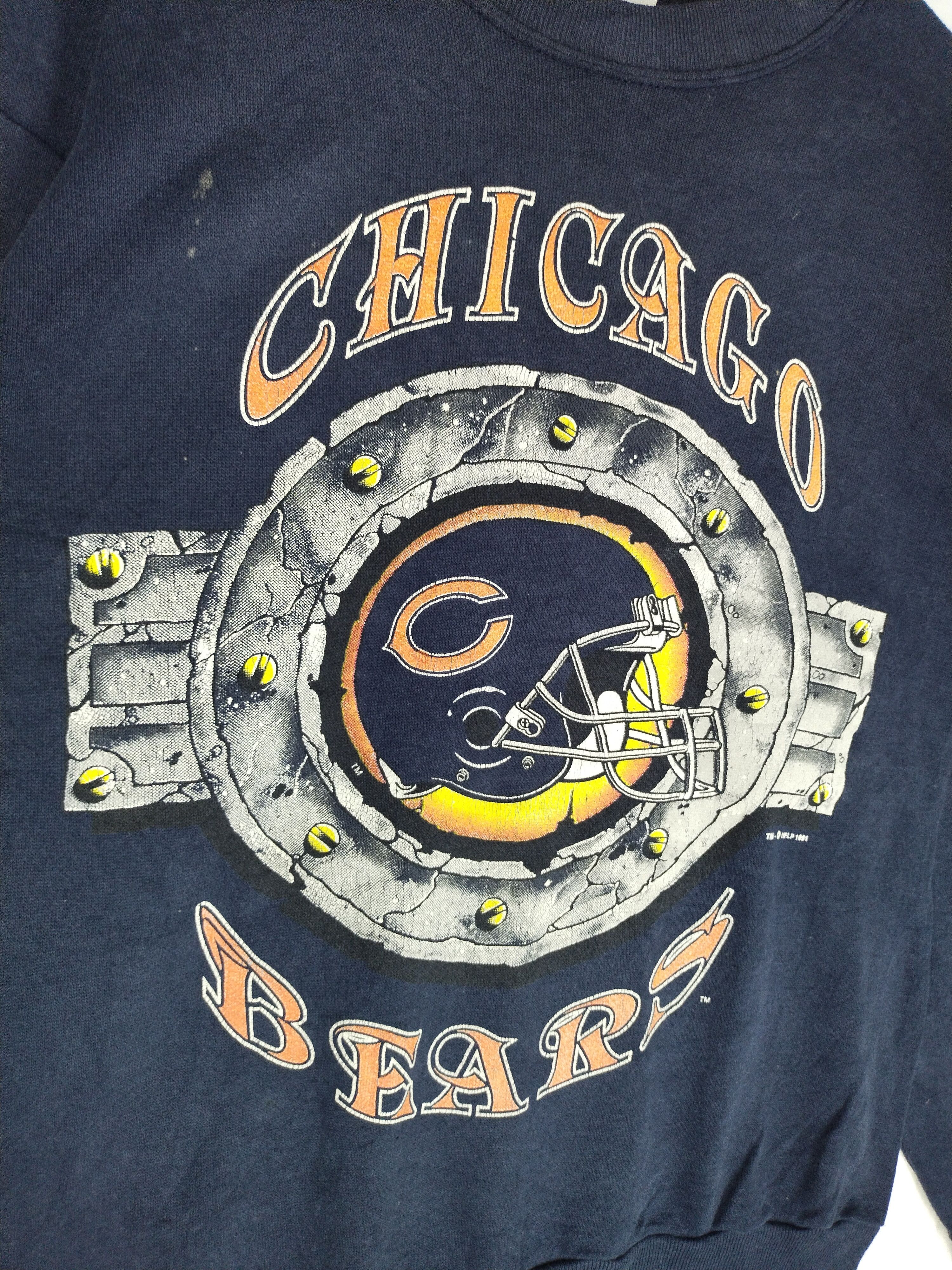 NFL × NHL × Vintage Vtg Chicago Bears NFLP 1991 Sweatshirt Size US M / EU 48-50 / 2 - 3 Thumbnail