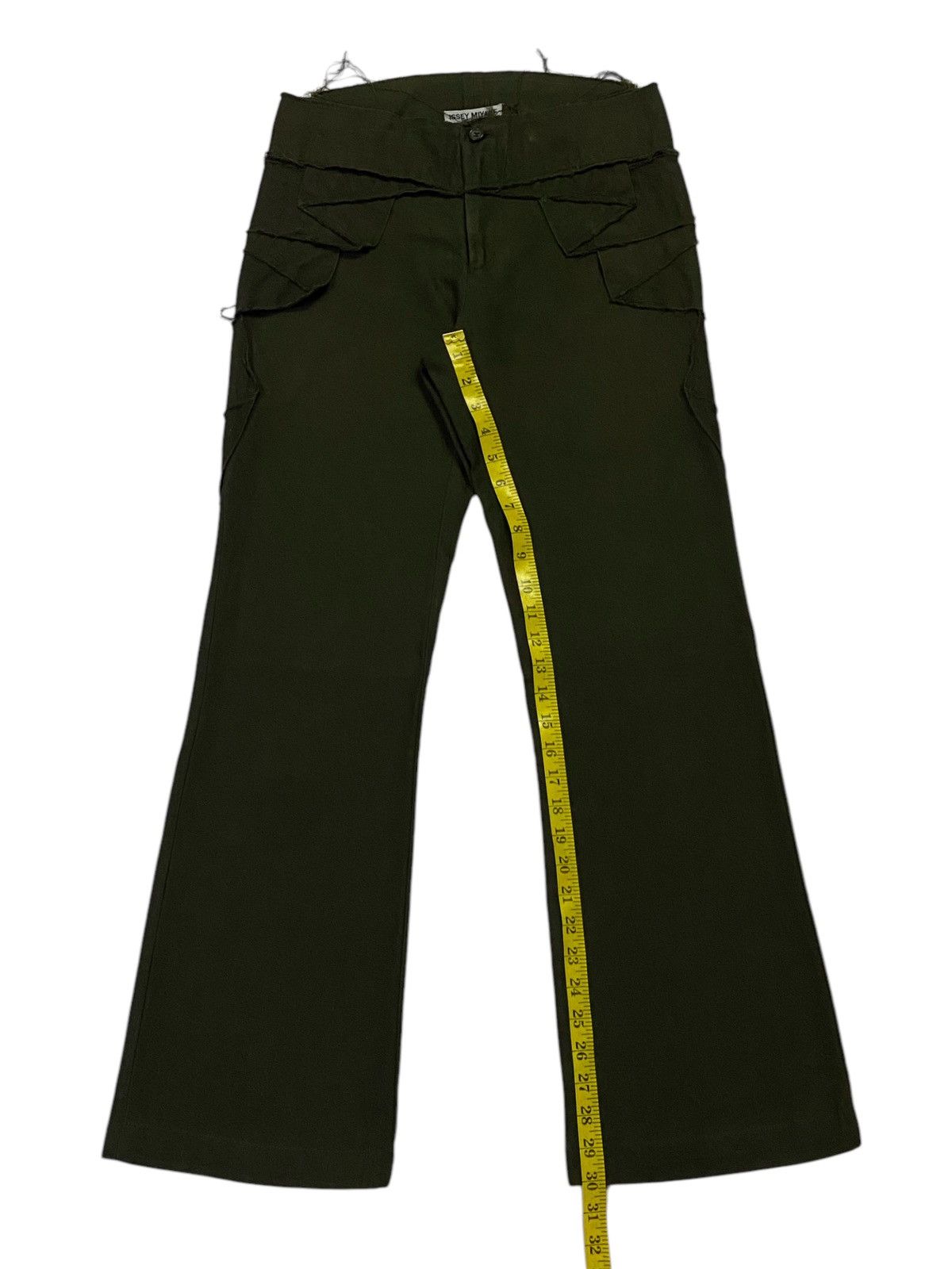 Issey Miyake Issey Miyake 2002 Flod Waist Bootcut Trousers Pants Size US 30 / EU 46 - 7 Thumbnail