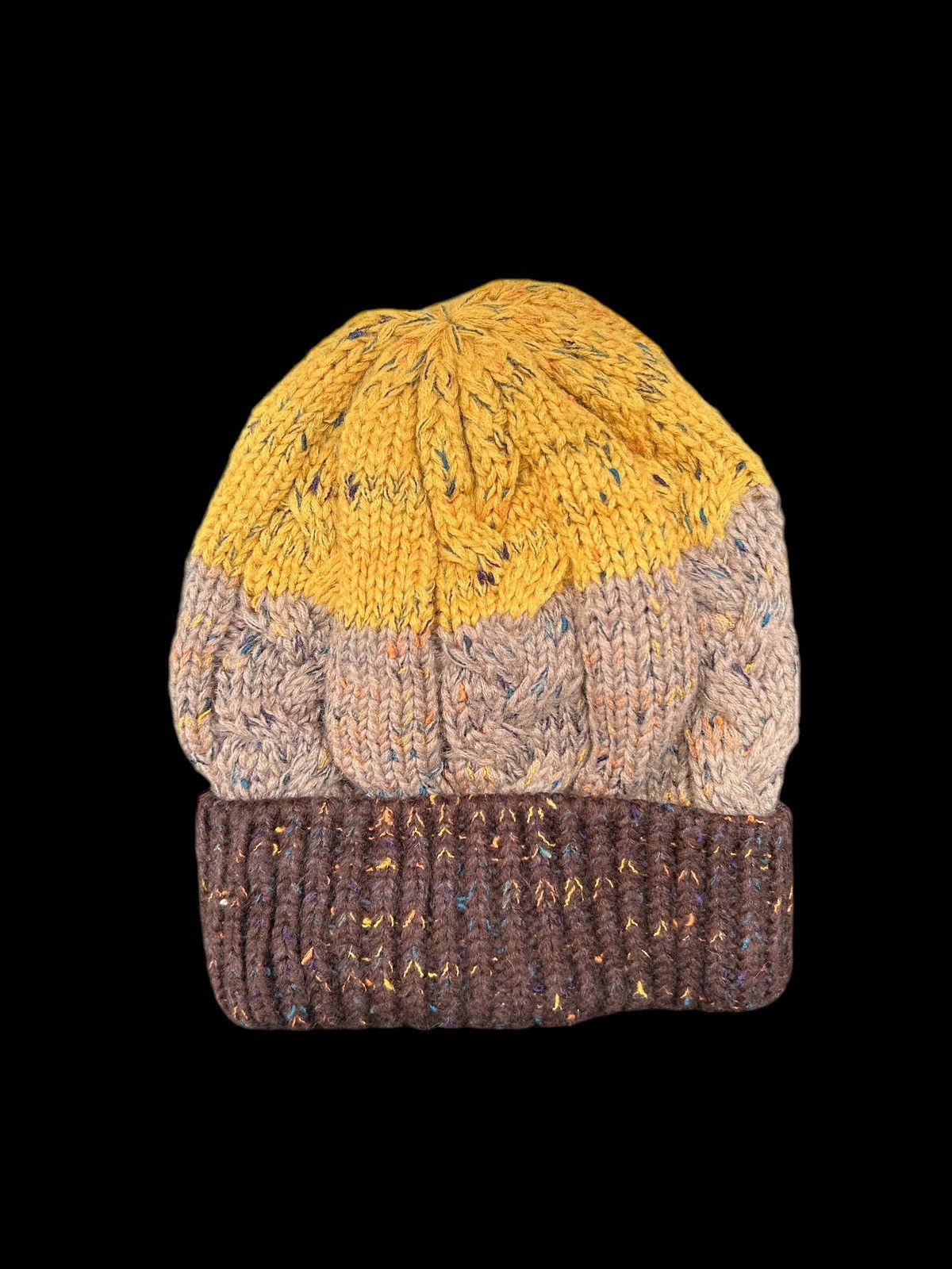 Japanese Brand × Kapital × Vintage Crochet Knitted Japanese Rare Beanie Hats🎌☠️ Size ONE SIZE - 2 Thumbnail