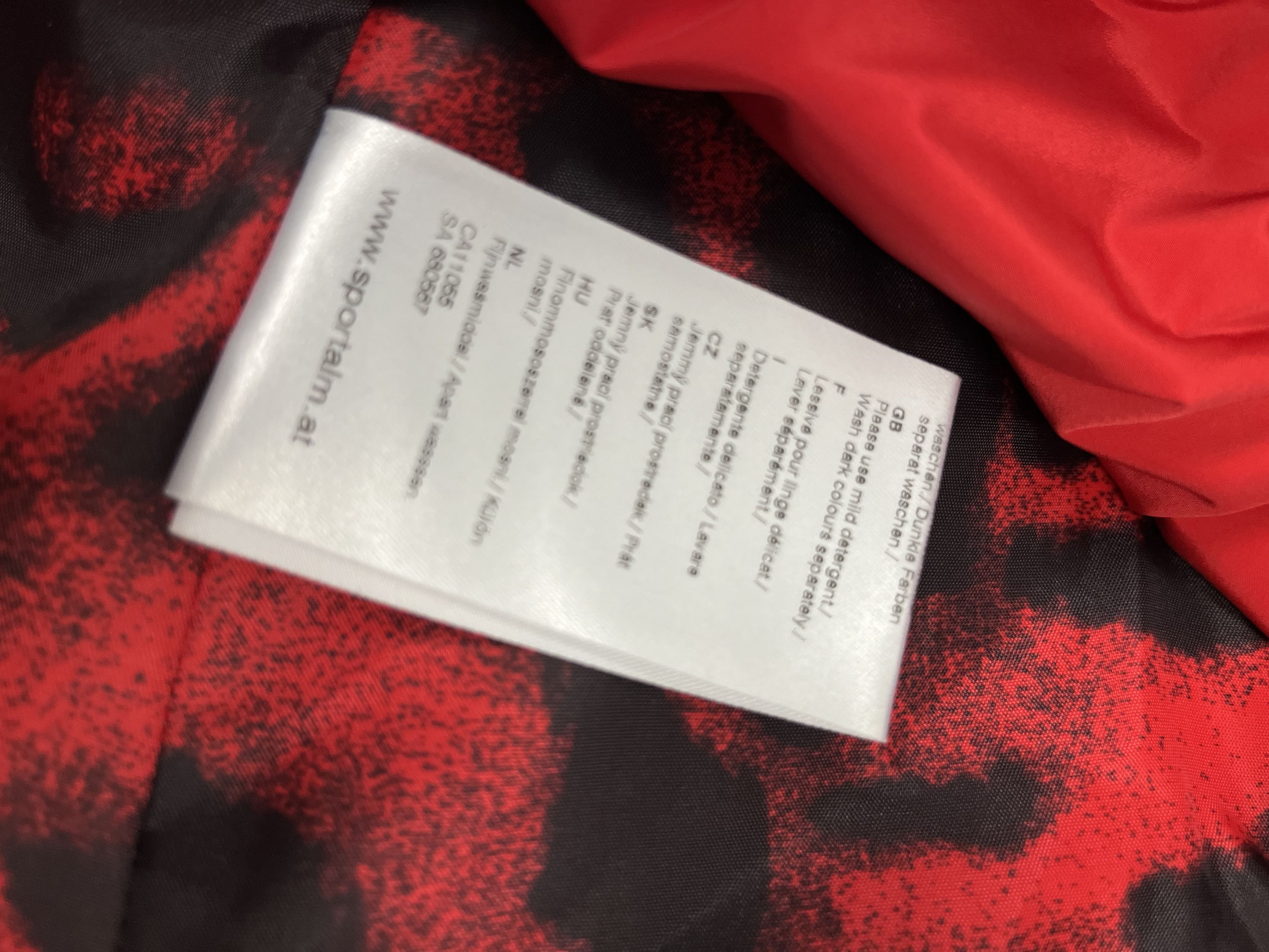 Vintage Sportalm Womens Red Black Ski Jacket Winter Sports Snow Size S / US 4 / IT 40 - 8 Thumbnail