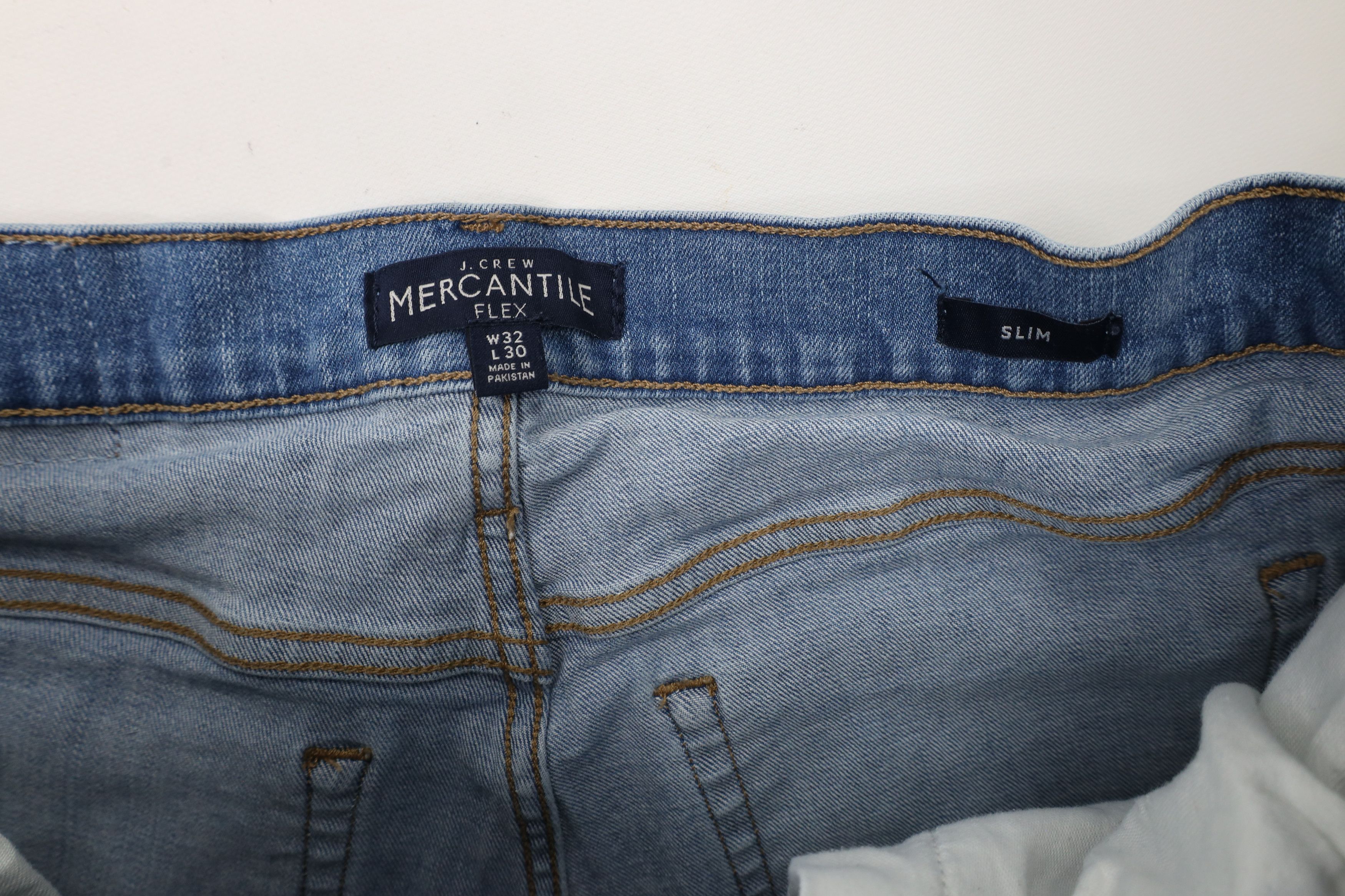 J.Crew × Vintage J Crew Fit Skinny Leg Flex Stretch Denim Jeans Pants Blue Size US 32 / EU 48 - 6 Thumbnail