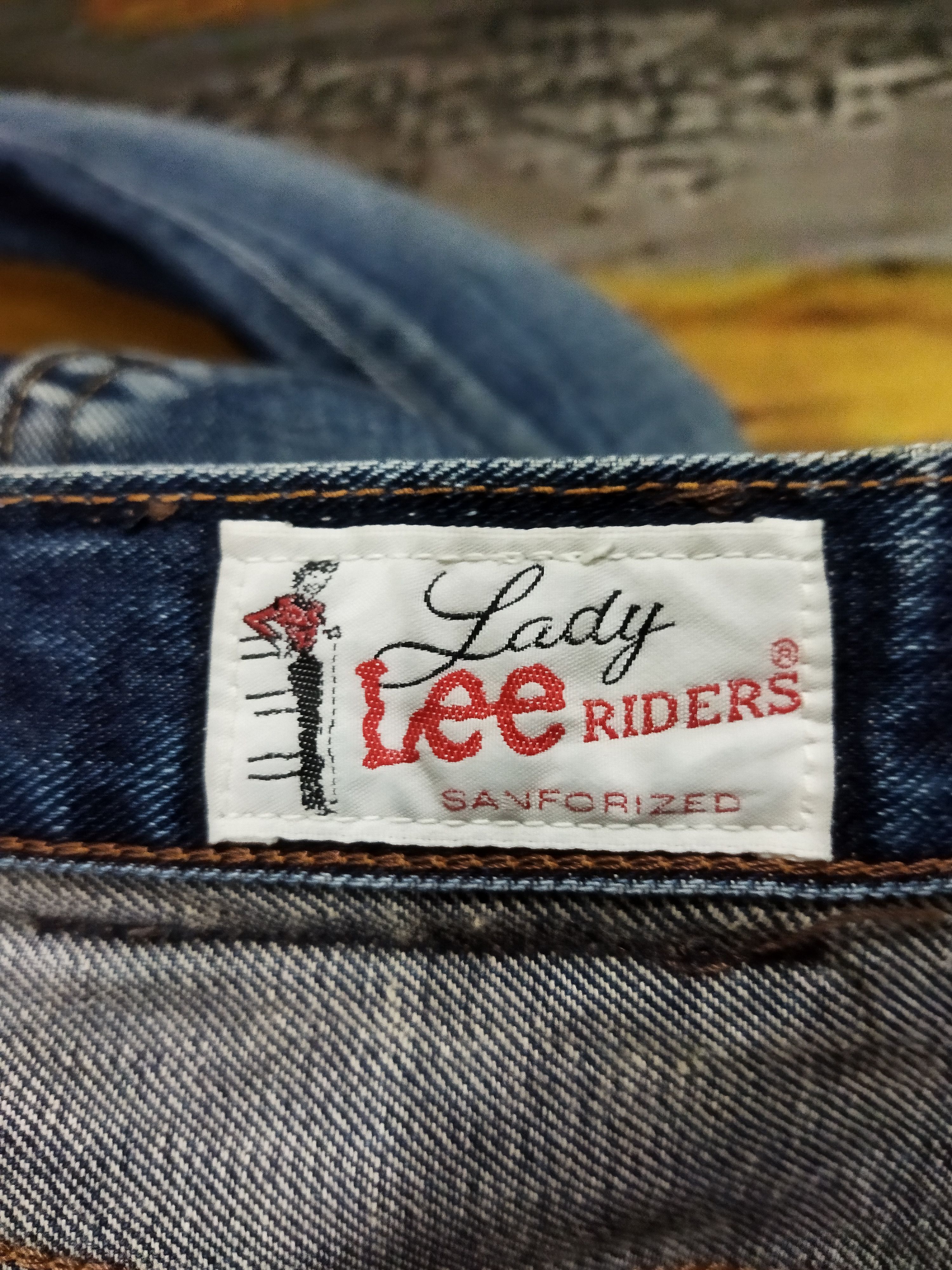 Lee VINTAGE LEE RIDERS FADED BLUE JEANS PANTS Size US 32 / EU 48 - 11 Thumbnail
