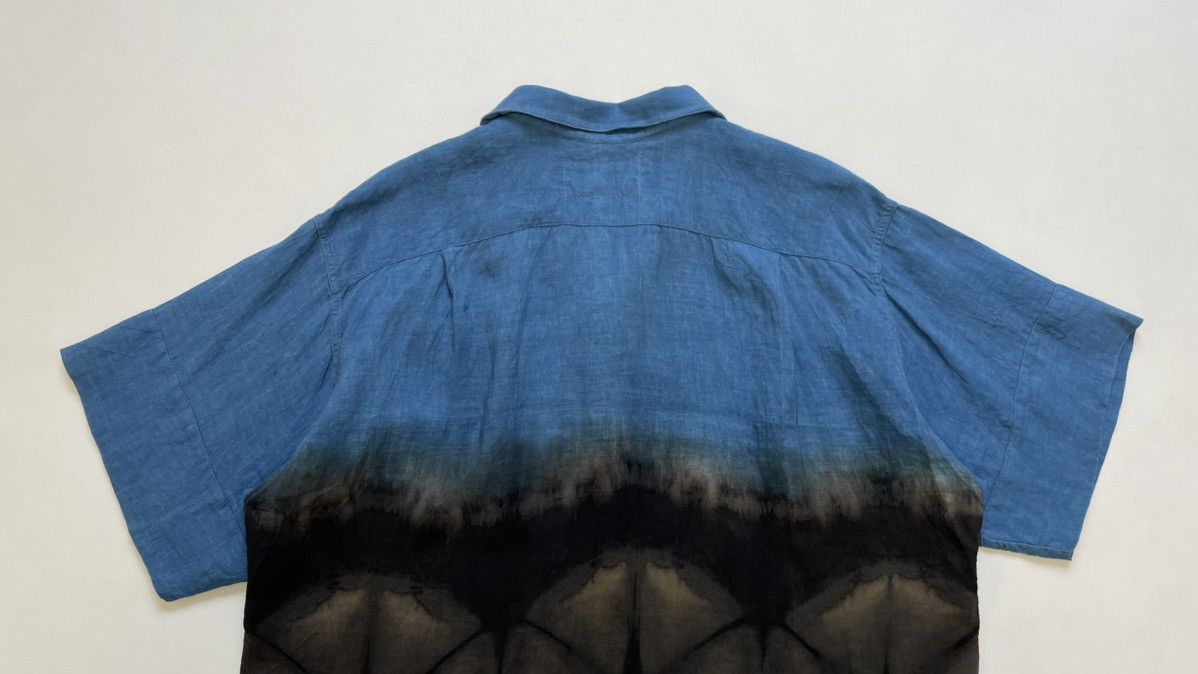 Story Mfg. Blue/Black ‘Peace Tie Dye’ Print Shirt Size US L / EU 52-54 / 3 - 14 Thumbnail