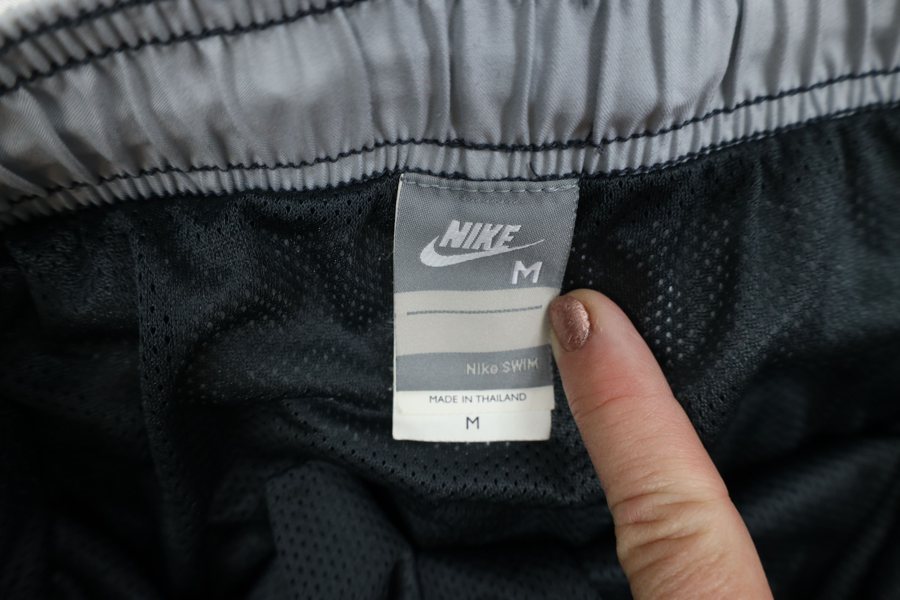 Nike Vintage Y2K Nike Scott Mini Swoosh Lined Shorts Swim Trunks Size US 32 / EU 48 - 7 Thumbnail