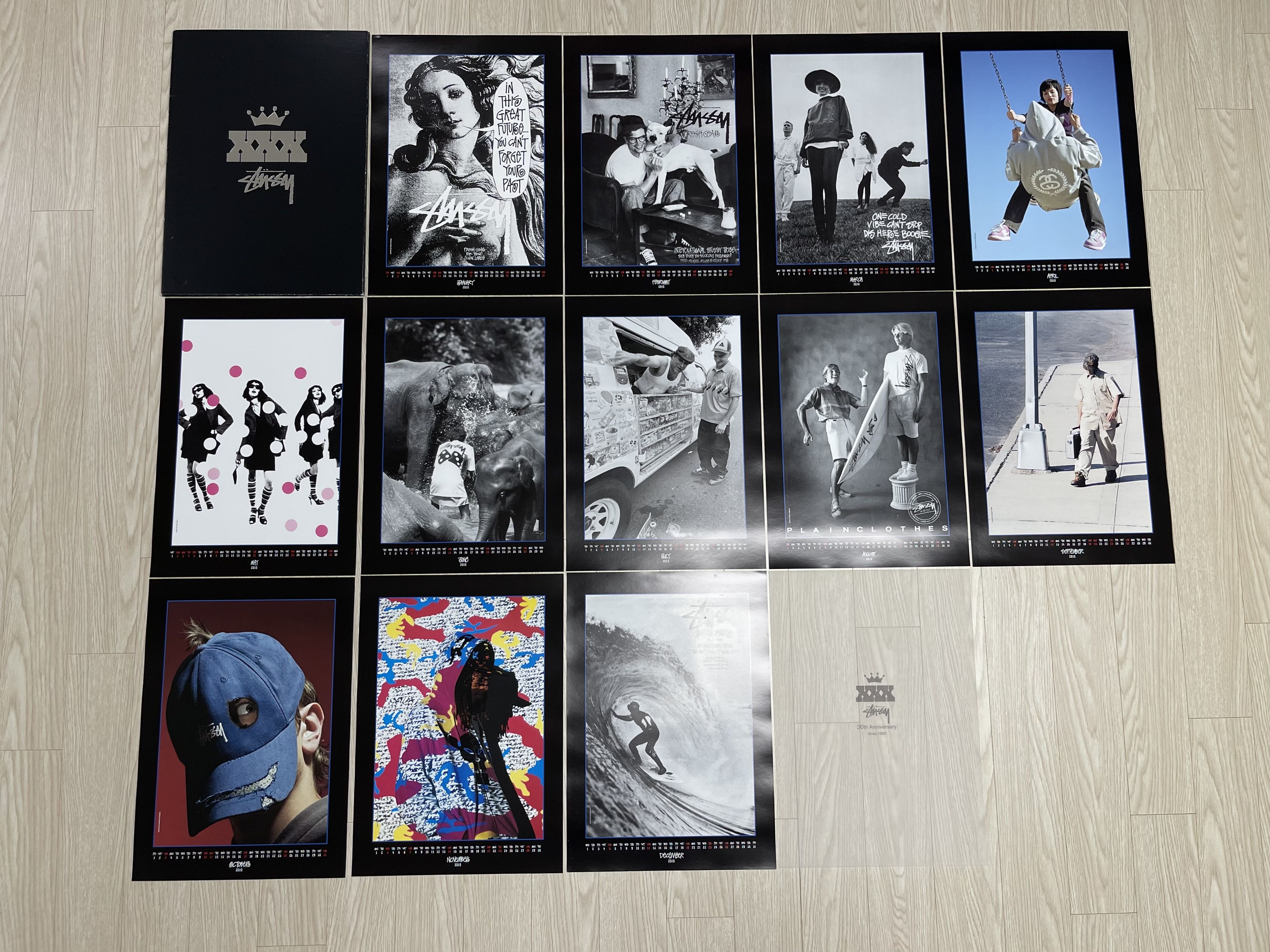 Stussy Stussy 30th Anniversary art poster AD2010 Set Size ONE SIZE - 2 Thumbnail
