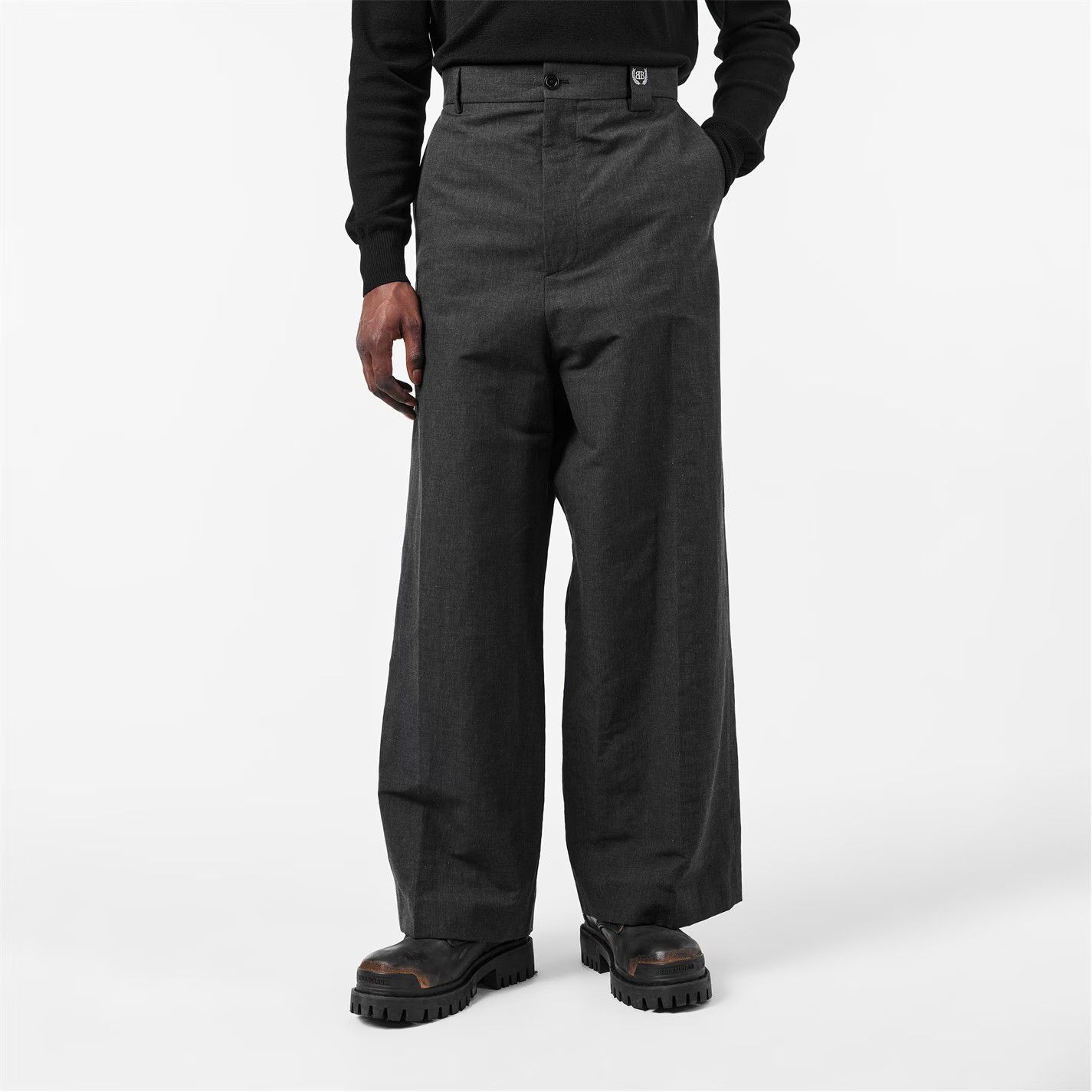 Balenciaga o1g2r1mq0226 Technical Performance Tracksuit Pants In Black Size US 32 / EU 48 - 3 Thumbnail