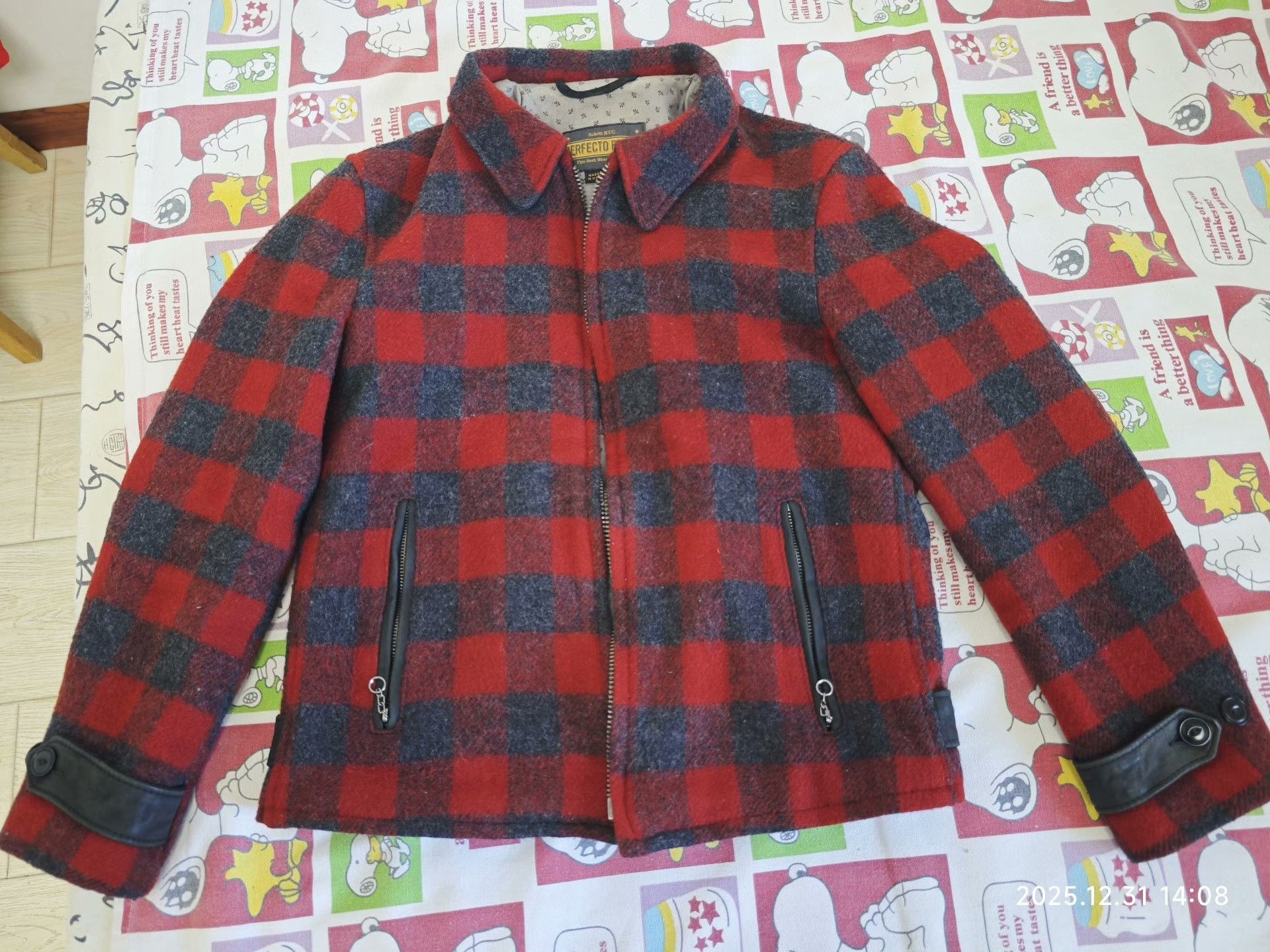 Schott Schott P731 Limited Wool Leather Jacket Size US M / EU 48-50 / 2 - 1 Thumbnail