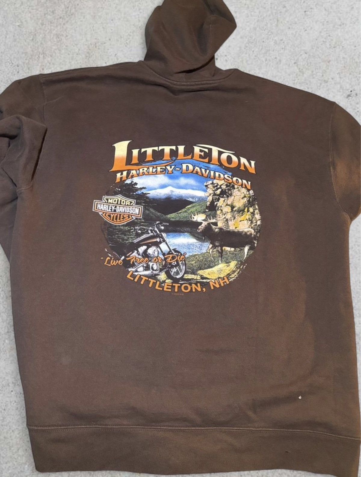 Harley Davidson Vintage Harley Davidson Zip Up Size US L / EU 52-54 / 3 - 3 Thumbnail