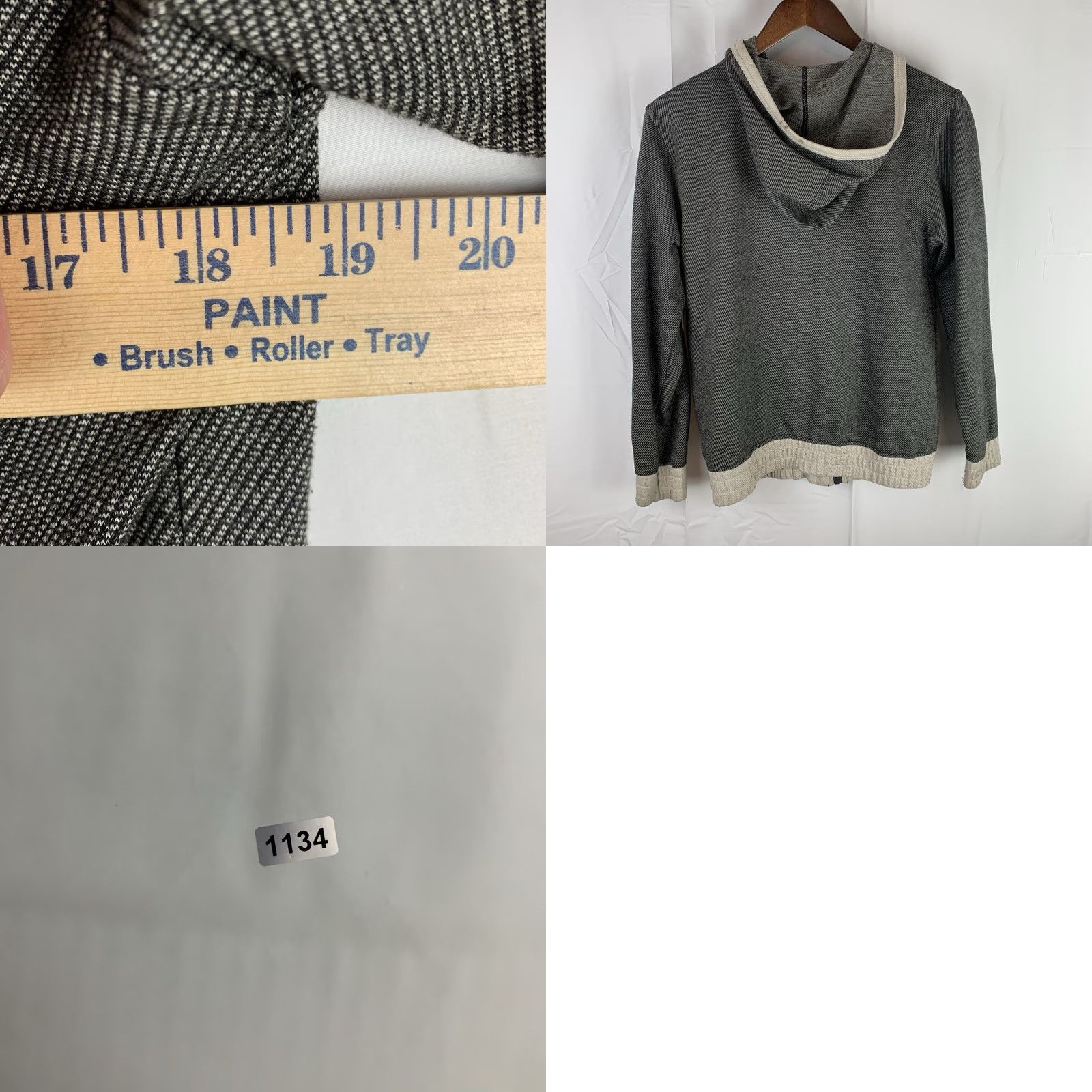 Lucky Brand Lucky Brand Hoodie Womens Size Large Gray Hooded Full Zip Jacket Pocket Zipper Casual Walking Size L / US 10 / IT 46 - 10 Thumbnail