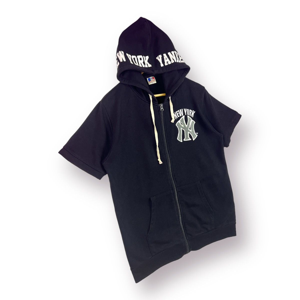 MLB 🔥 MLB NEW YORK YANKEES SHORTSLEEVES HOODED Size US L / EU 52-54 / 3 - 3 Thumbnail