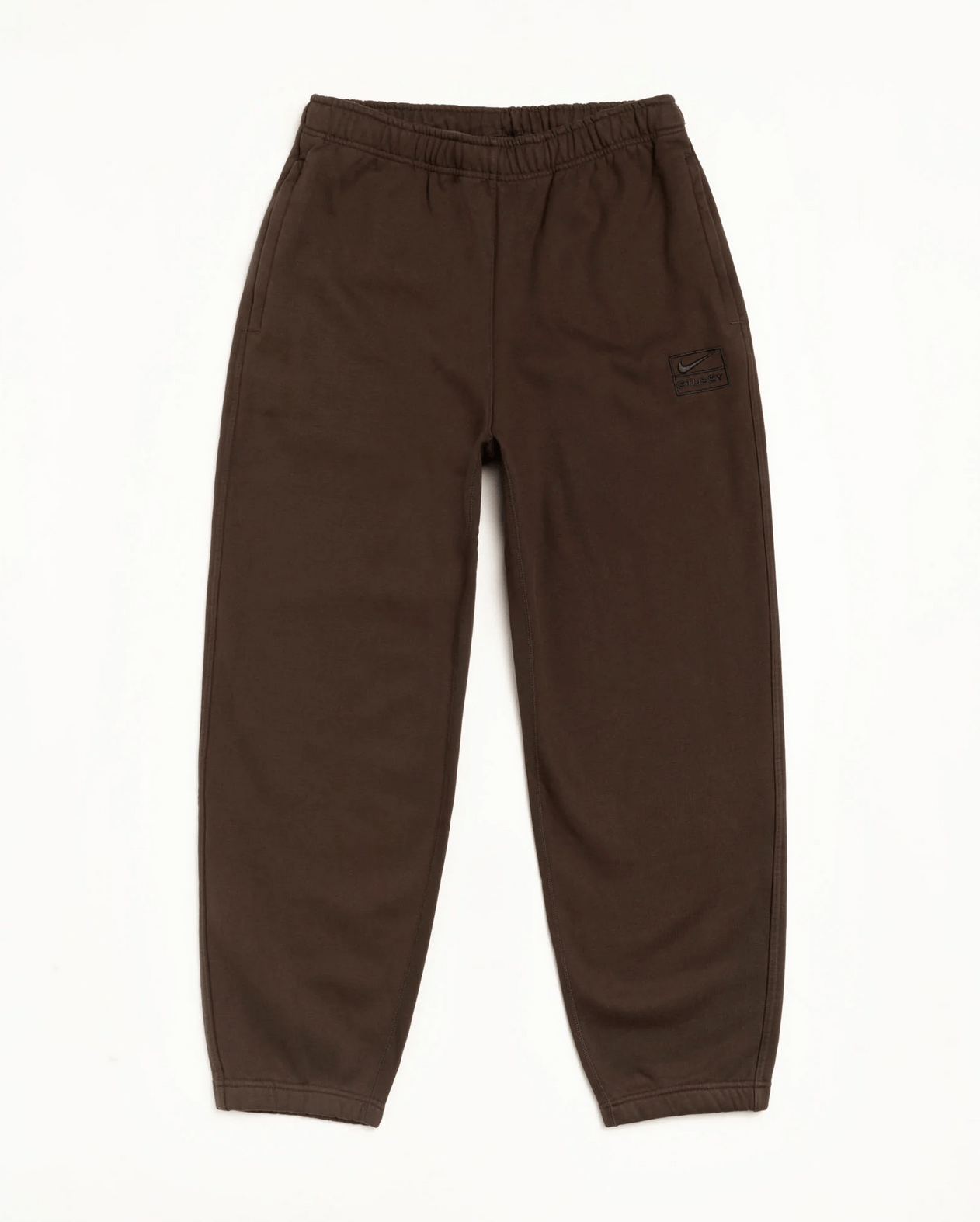Nike × Stussy Stussy Nike Stone Washed Fleece Sweatpants in Brown Size US 32 / EU 48 - 1 Thumbnail