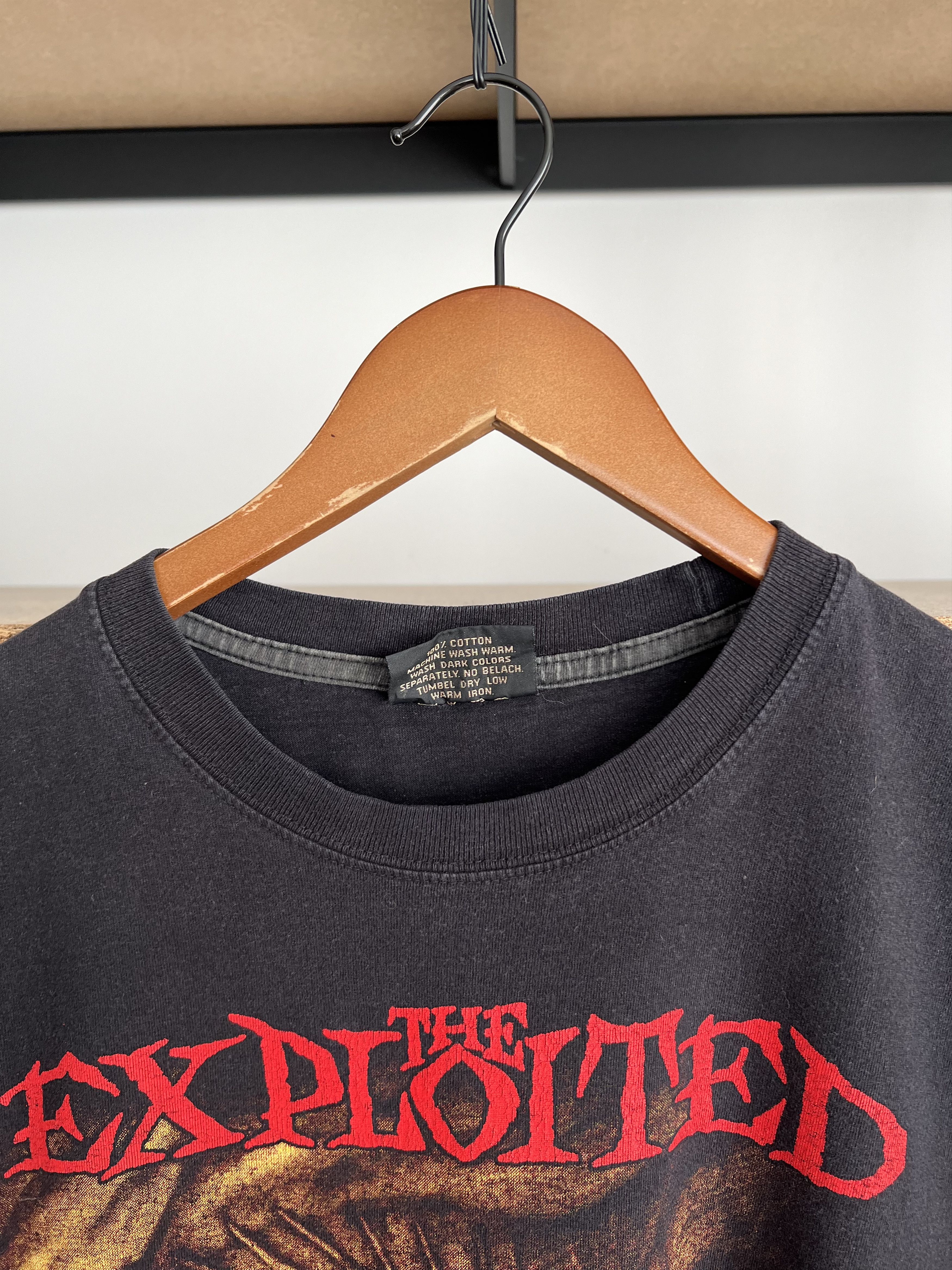 Band Tees Vintage 90s The Exploited Beat The Bastards Punk Rock Tee Size US XL / EU 56 / 4 - 9 Thumbnail