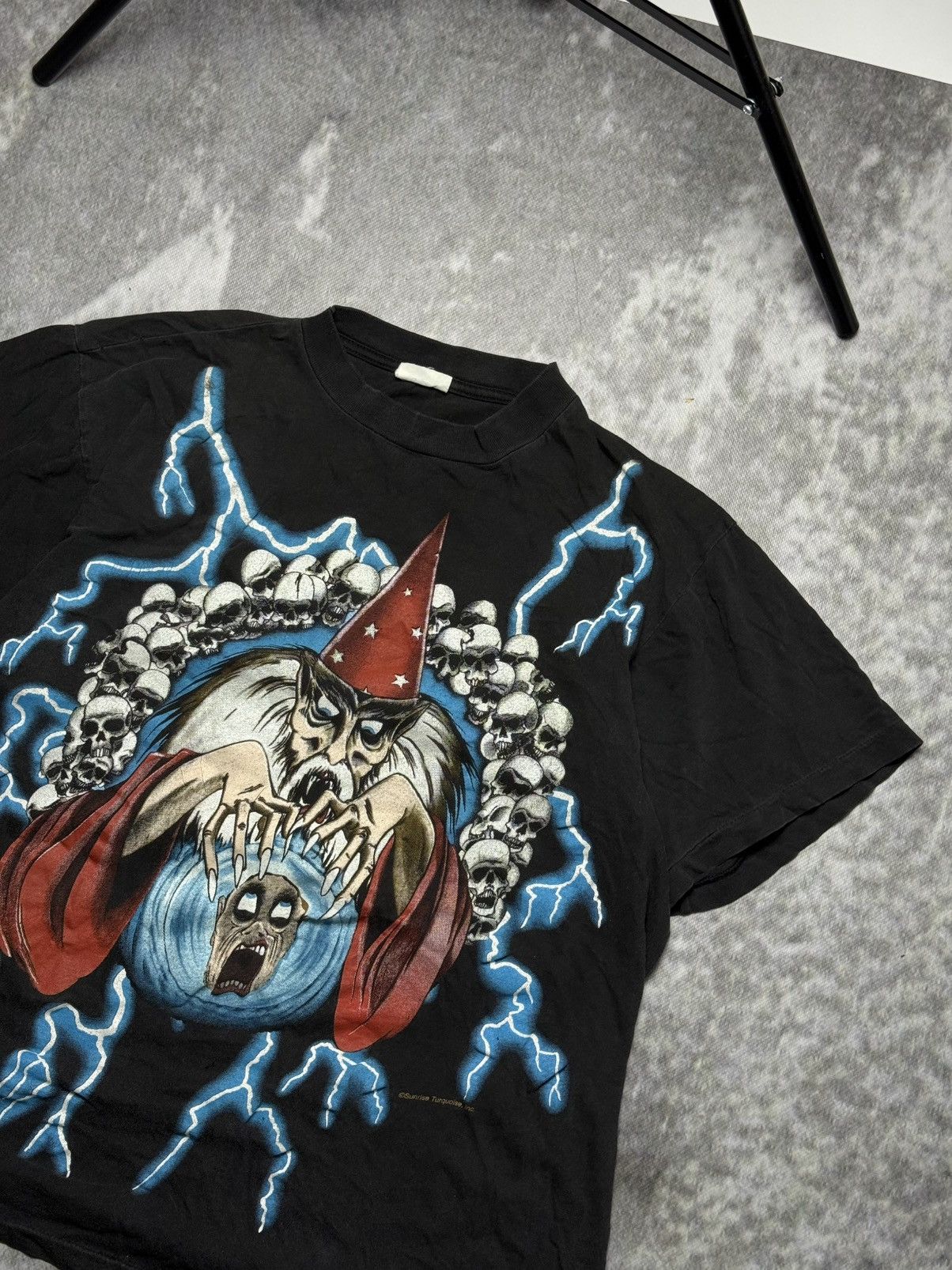 Other Vintage 90s Thunder Wizard All Over Print T-Shirt Size US L / EU 52-54 / 3 - 3 Thumbnail