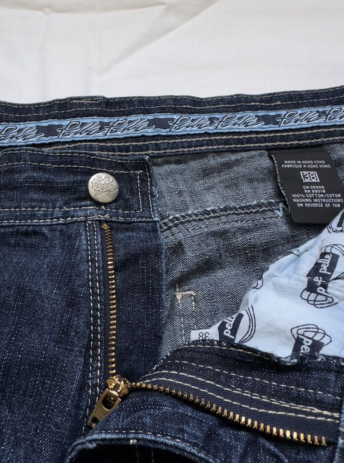 Pelle Pelle VINTAGE PELLE PELLE DENIM RAP BAGGY CARPENTER 90S RARE JEANS Size US 38 / EU 54 - 14 Thumbnail