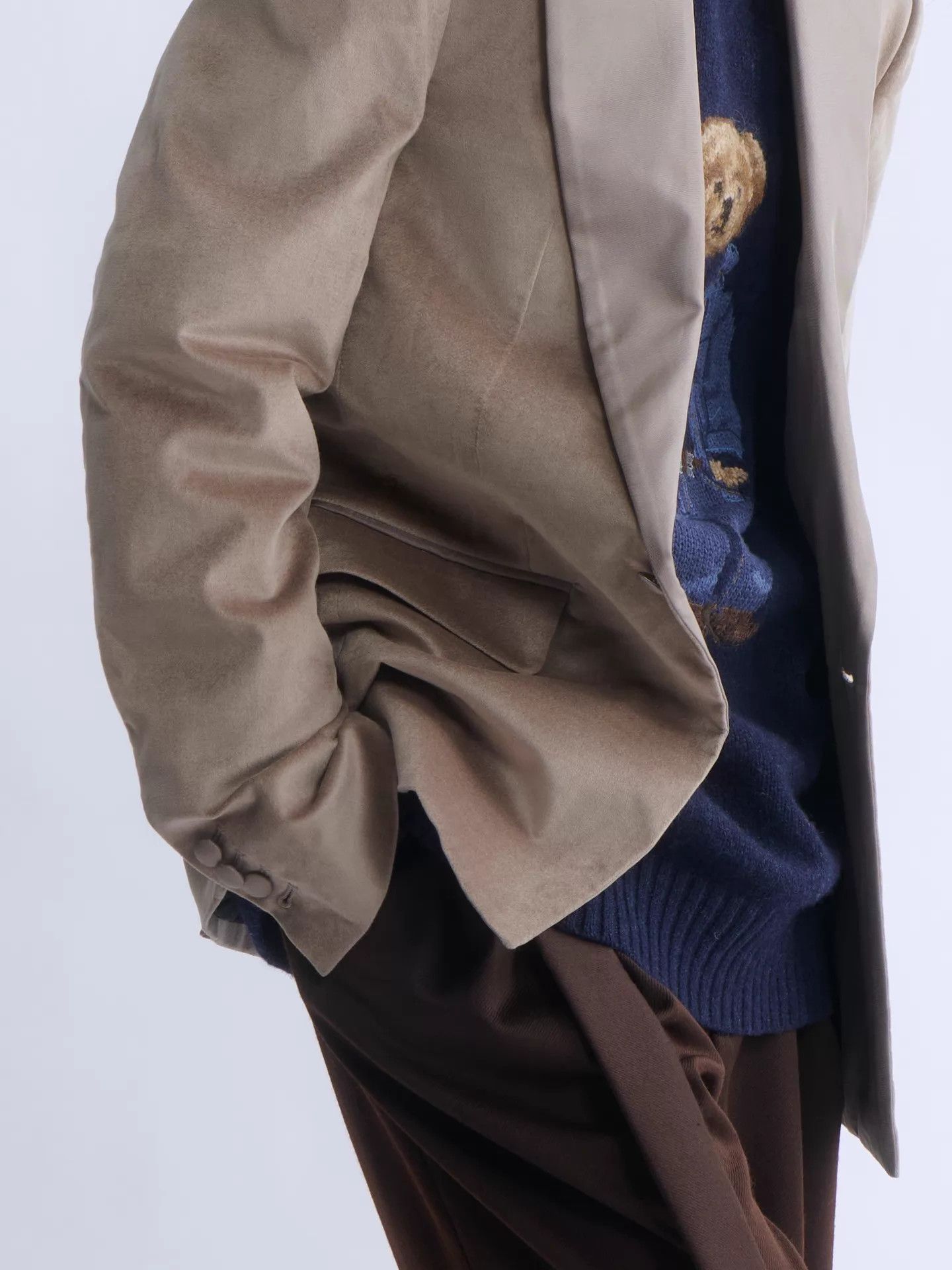 Amiri AMIRI Suede Silk-Collar Single-Breasted Blazer New w/ Tags Size 48R - 5 Thumbnail