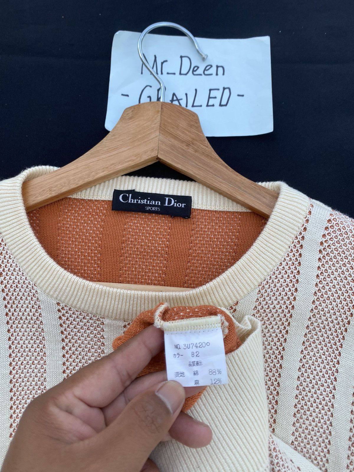 Christian Dior Monsieur Rare Vintage Christian Dior Sports Knitwear Sweater Size US M / EU 48-50 / 2 - 13 Thumbnail