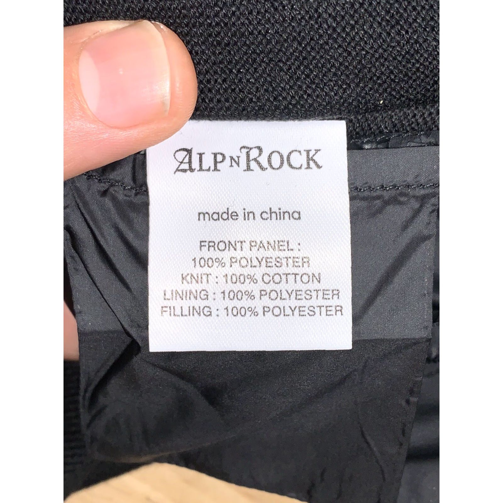 Vintage Alp N Rock Jacket Puffer XS Black White Zip Casual Womens Regular Rock Theme 1990s Size XS / US 0-2 / IT 36-38 - 6 Thumbnail