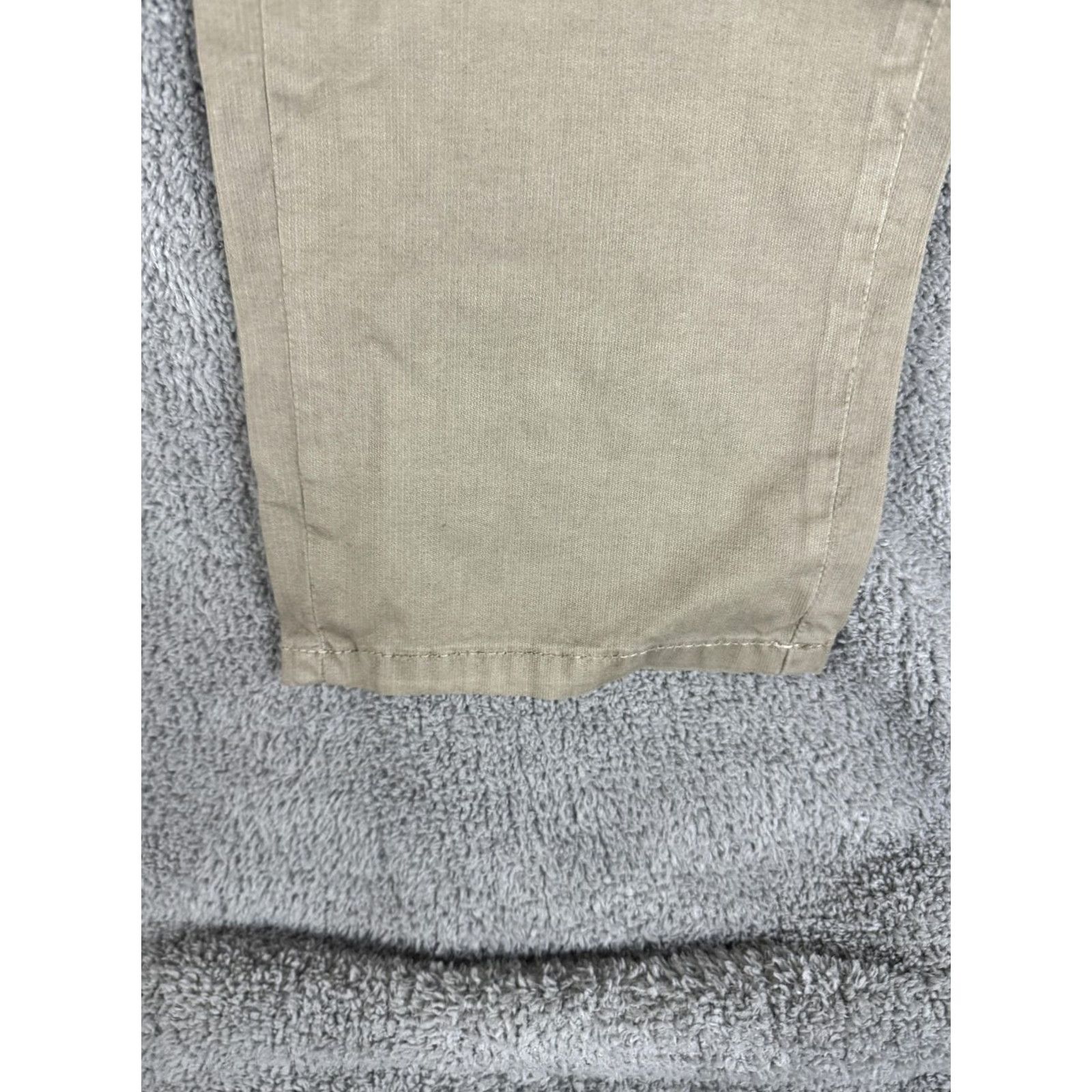 johnnie-O johnnie-O Pants Mens 35x34 Khaki Stretch Chino 5 Pocket Cotton Beige Casual Business N/A Size US 35 - 7 Thumbnail