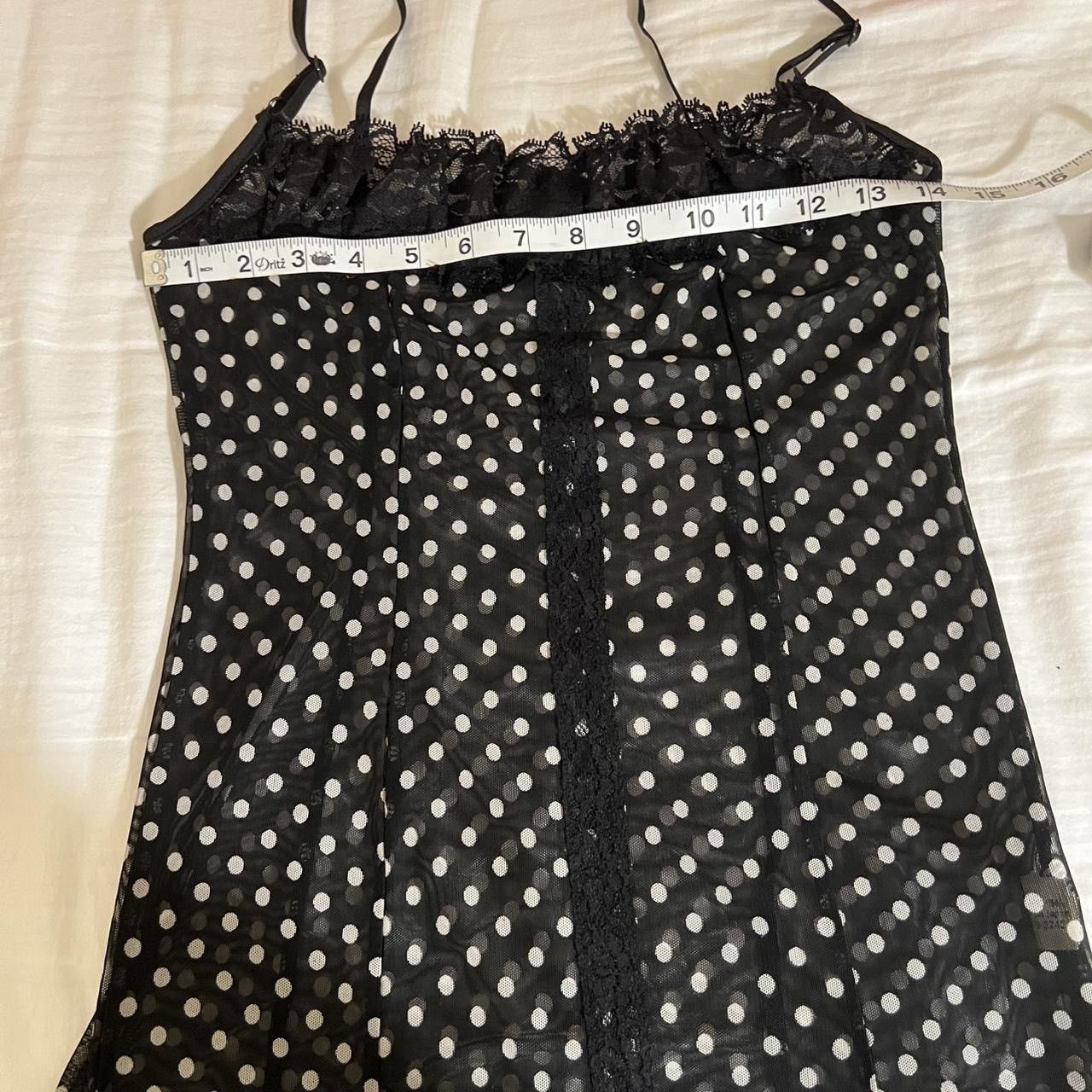 Other Ozz oneste polka dot ruffle mesh cami top Size ONE SIZE - 6 Thumbnail