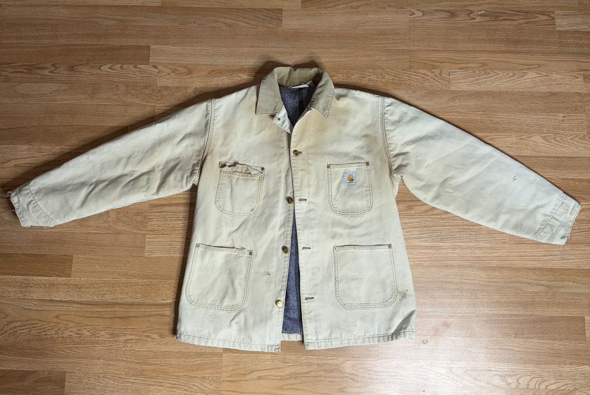 Carhartt Vintage Carhartt Mens L-XL Blanket Lined Chore Coat USA Size US XL / EU 56 / 4 - 2 Thumbnail