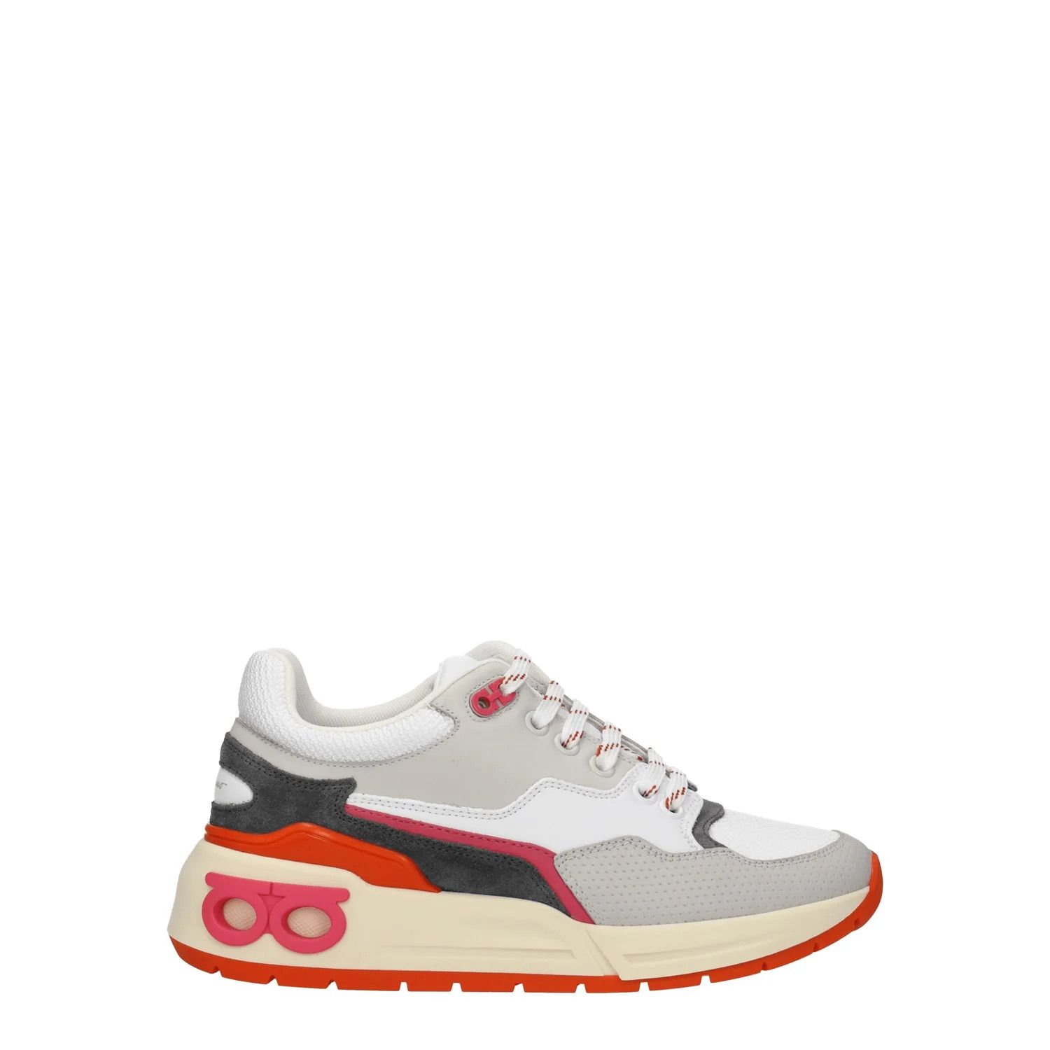 Salvatore Ferragamo ob1o1e1224 Leather Sneakers in Multicolor Size US 7.5 / IT 37.5 - 1 Thumbnail