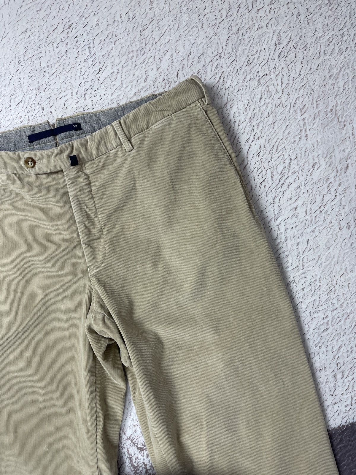 Incotex Incotex Venezia High comfort Flexcord beige corduroy pants Size US 38 / EU 54 - 8 Thumbnail