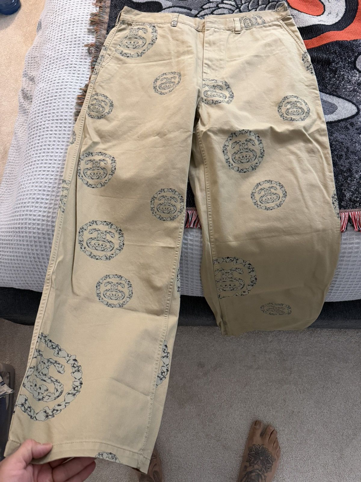 DENIM TEARS × Stussy Stussy x Denim Tears Chinos Size US 36 / EU 52 - 1 Thumbnail