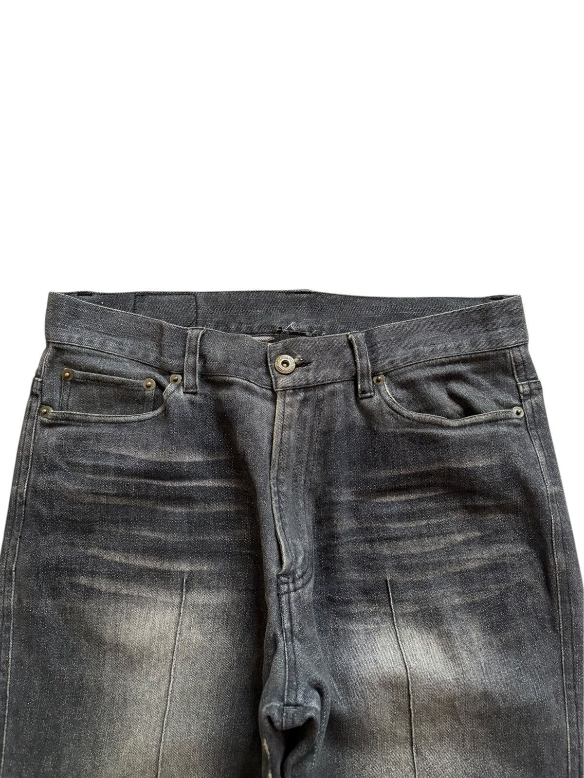 In The Attic Vintage In The Attic Faded Distressed Bootcut Flare Jeans Size US 30 / EU 46 - 4 Thumbnail