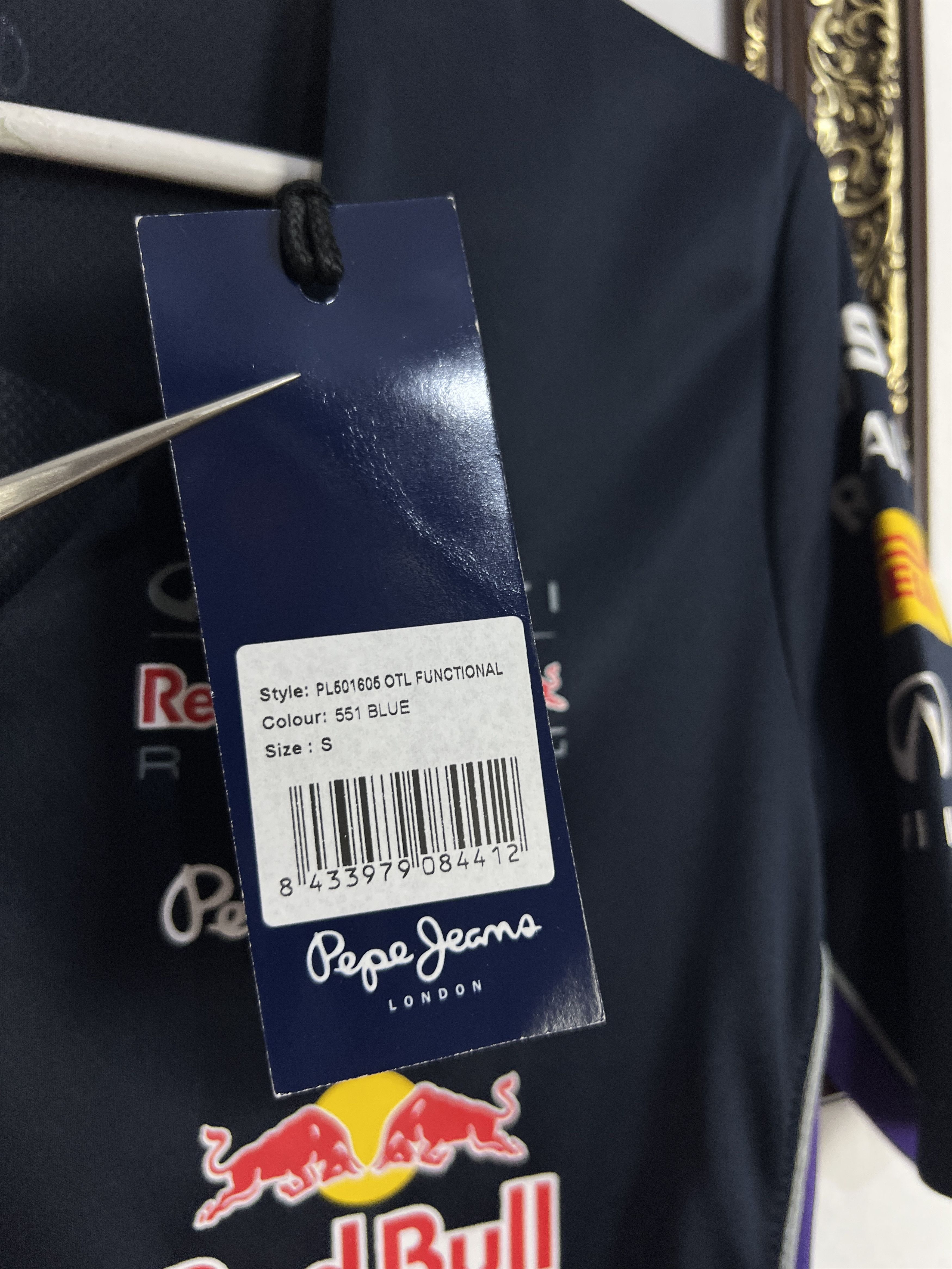 Pepe Jeans Jersey Infinity Red Bull F1 Formula Racing Shirt Tee Size S / US 4 / IT 40 - 9 Thumbnail