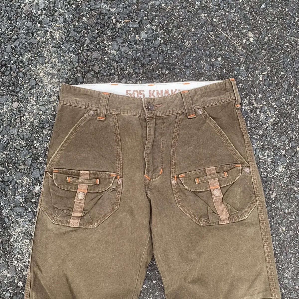 Japanese Brand HBT CINCH BACK TROUSERS 30x31 JAPANESE VINTAGE UTILITY PANTS Size US 30 / EU 46 - 2 Thumbnail