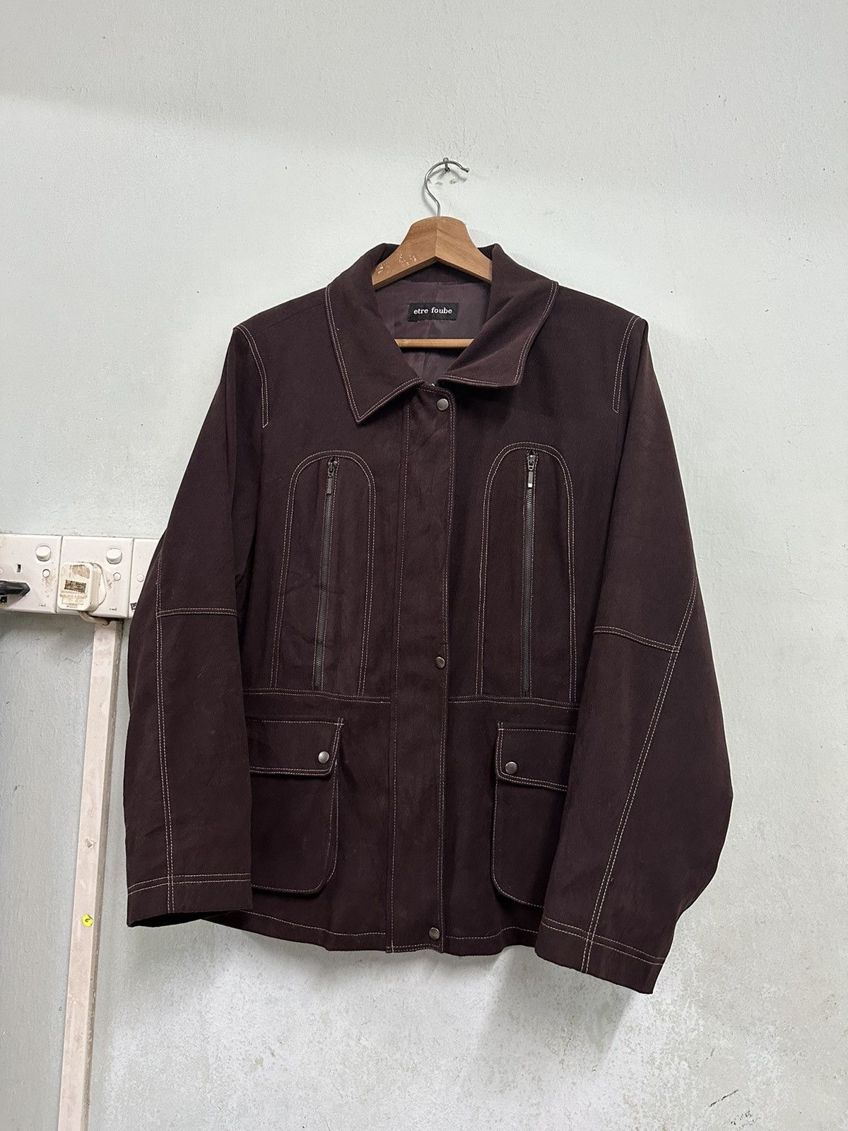 Japanese Brand 👹Vintage Etre Furbe Rare Design Utility Jacket Size US M / EU 48-50 / 2 - 4 Thumbnail