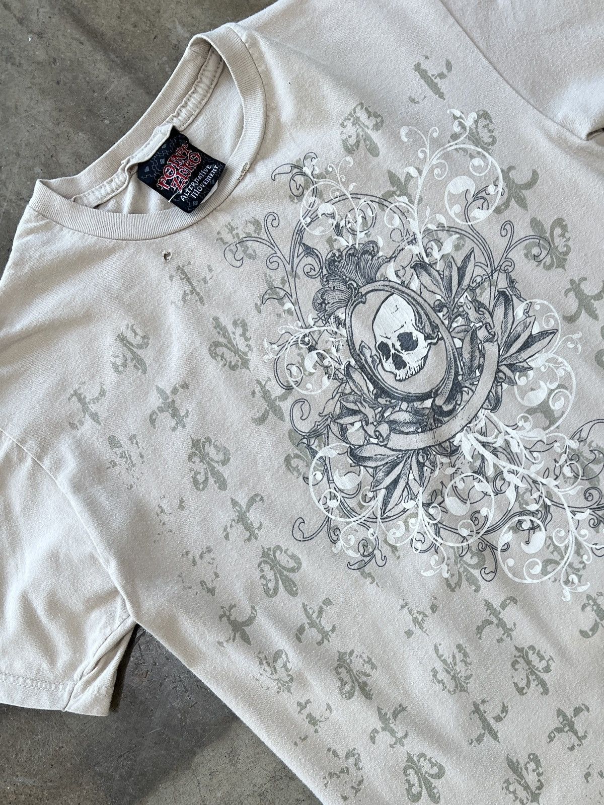 Vintage Vintage Point Zero Affliction Style Tee Small Size US S / EU 44-46 / 1 - 1 Thumbnail