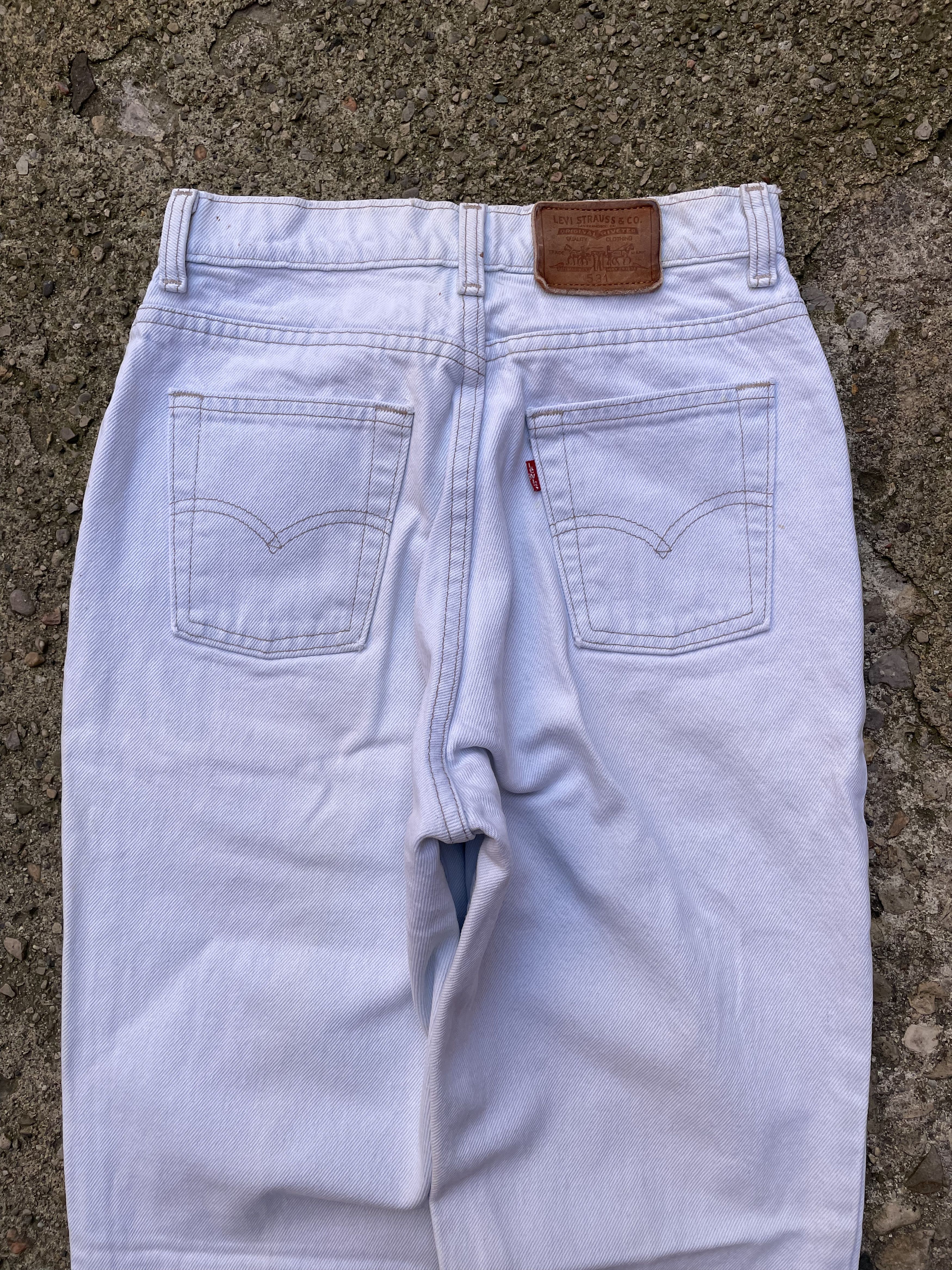 Levi's × Vintage VTG 1990's Levi's 531 Light Wash Denim Jeans Size US 26 / EU 42 - 4 Thumbnail