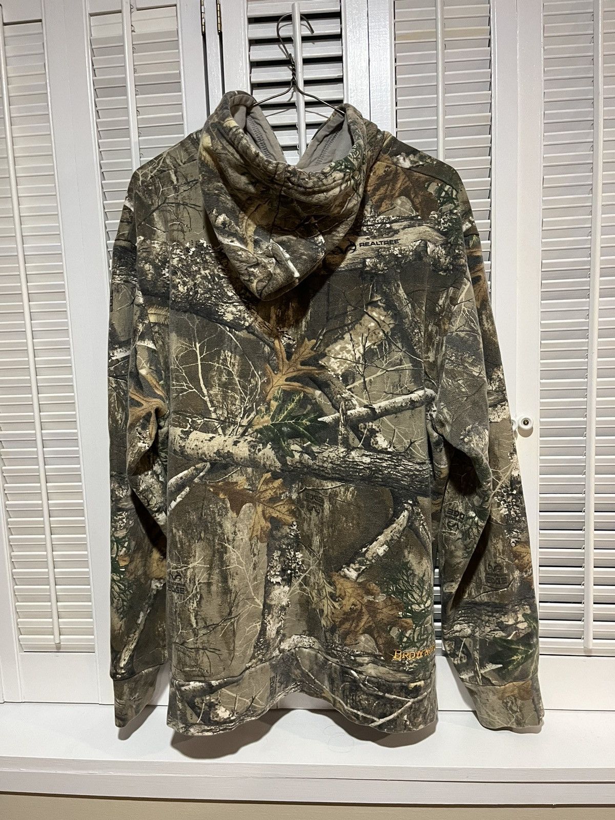 Vintage y2k camo hoodie Size 30 - 2 Thumbnail